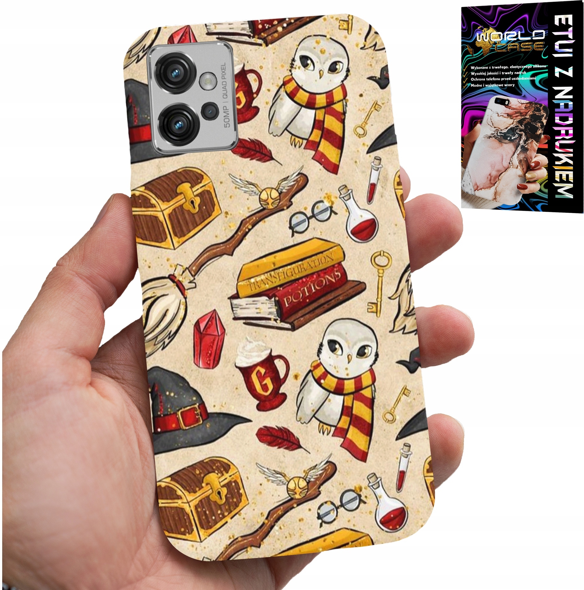 ETUI DO MOTOROLA G32 - CASE DLA FANA MAGII MAGÓW RÓŻDŻKA +FOLIA