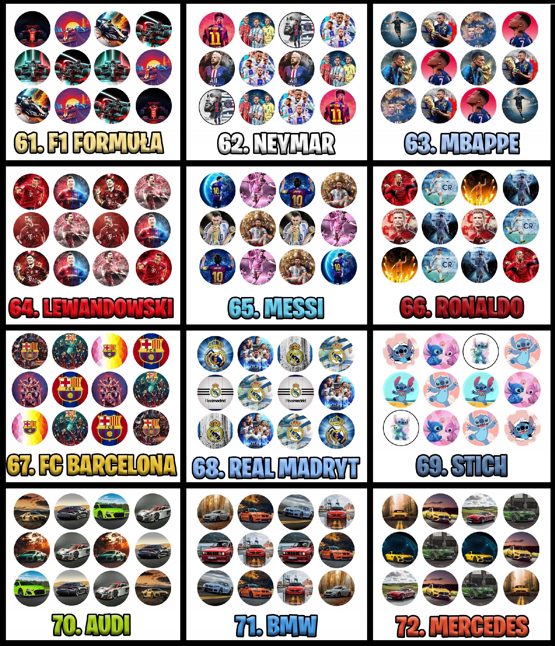 OPŁATEK na BABECZKI MUFFINKI zestaw na urodziny 12szt. - FORTNITE GRY