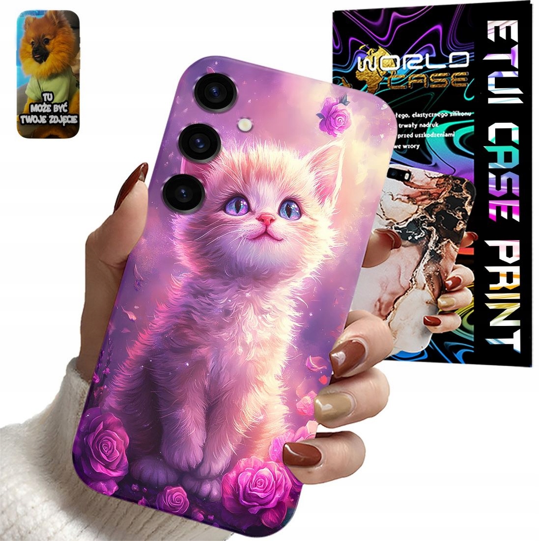 ETUI CASE SAMSUNG GALAXY S24 FE SŁODKIE KOTKI KOTEK WZORY