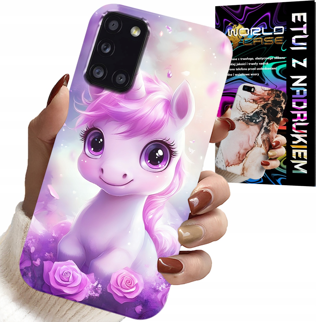 ETUI DO SAMSUNG GALAXY A31 - SŁODKI JEDNOROŻEC, WZORY DLA DZIECI CASE