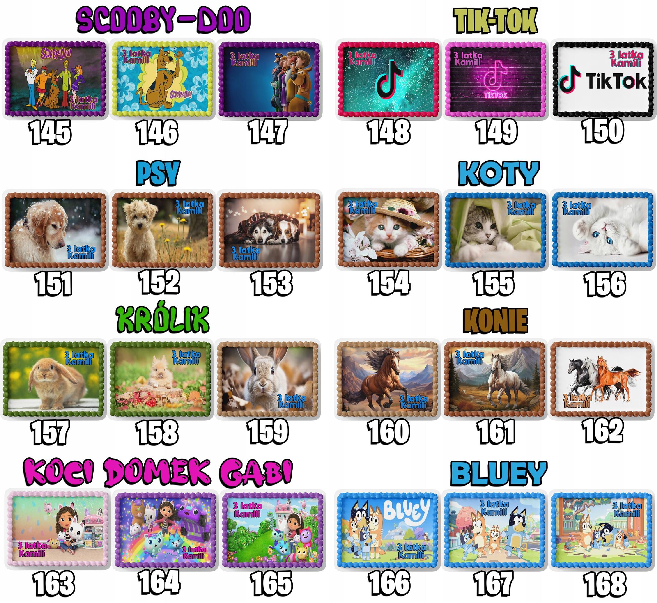 PROSTOKĄTNY OPŁATEK NA TORT A4 20x29CM - JEDNOROŻEC UNICORN + IMIĘ