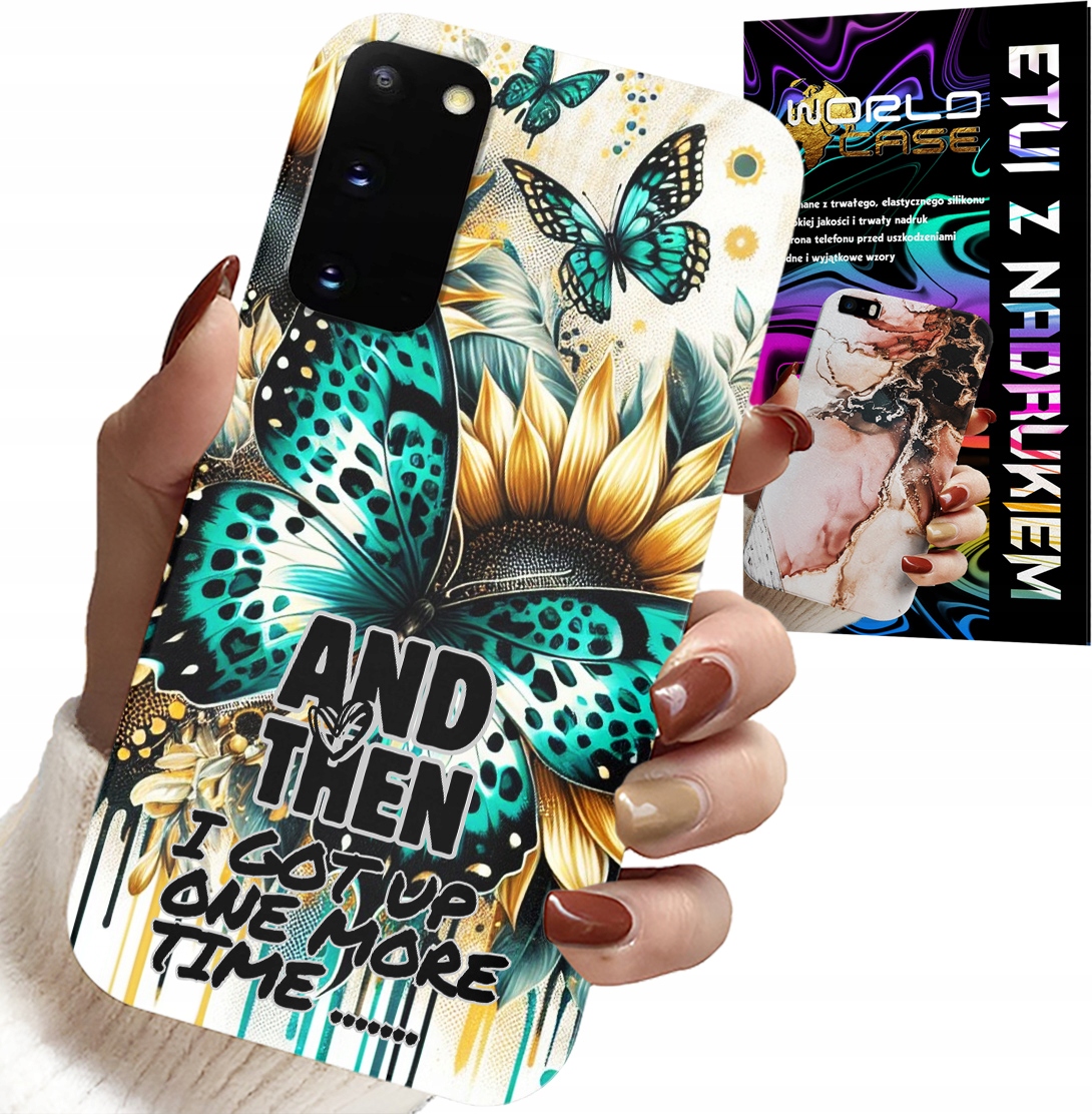 ETUI DO SAMSUNG GALAXY S20 - AND THEN I GOT UP, KOBIECE WZORY + FOLIA