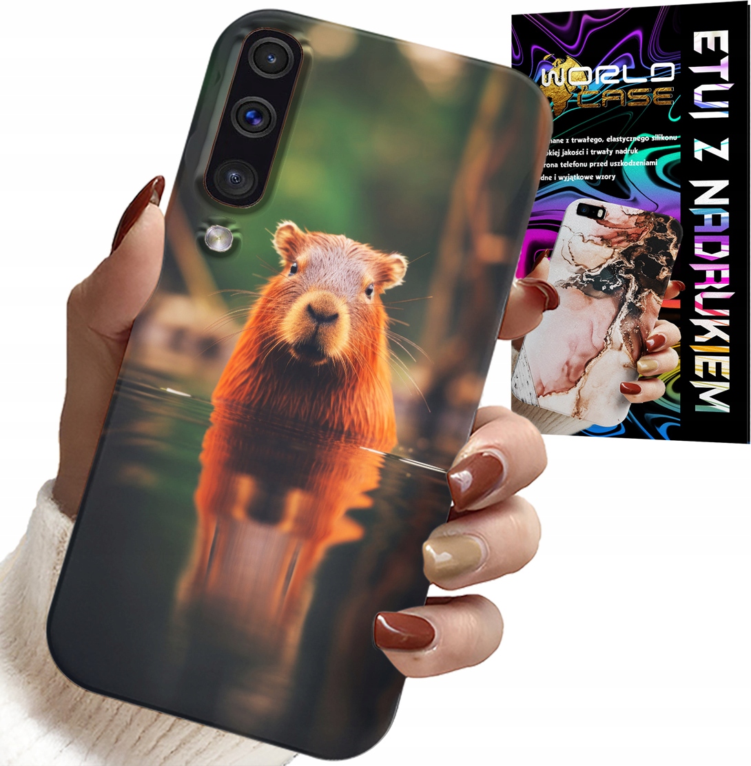 ETUI DO SAMSUNG GALAXY A70 - SŁODKA KAPIBARA, CAPIBARA, WIELE WZORÓW