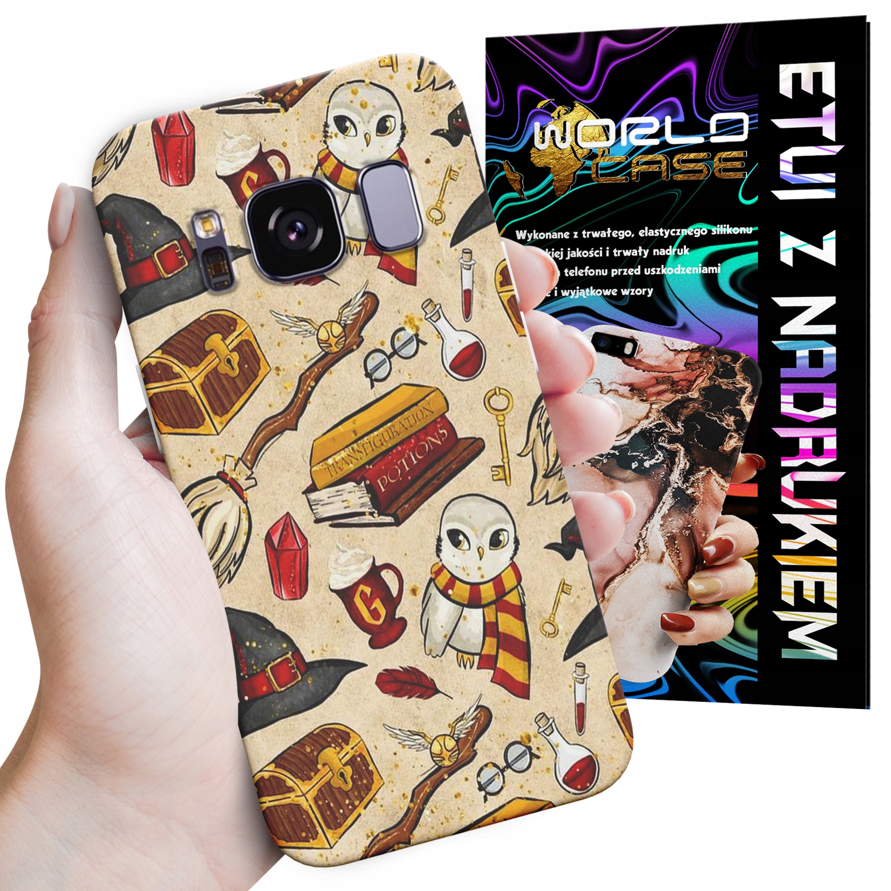 ETUI CASE DO SAMSUNG S8 - POTTER WZORY WIELE WZORÓW DLA FANA MAGI