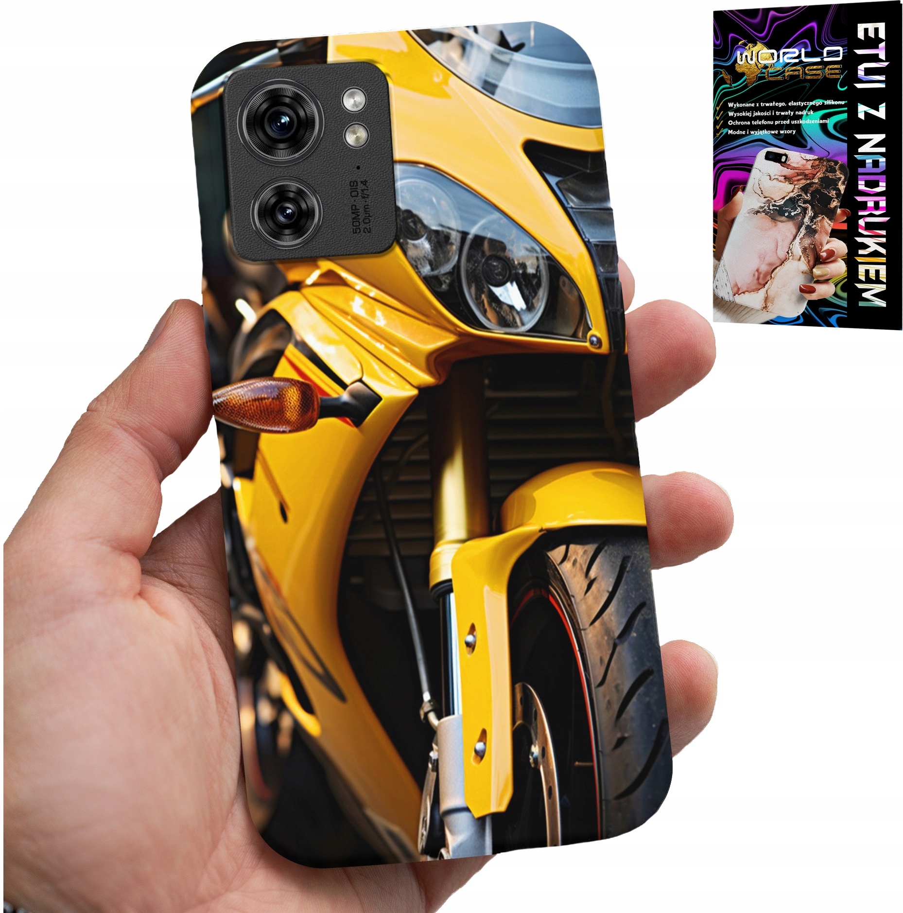 ETUI DO MOTOROLA EDGE 40 - MOTOR MOTOCYKL FAN OBUDOWA CASE PLECKI