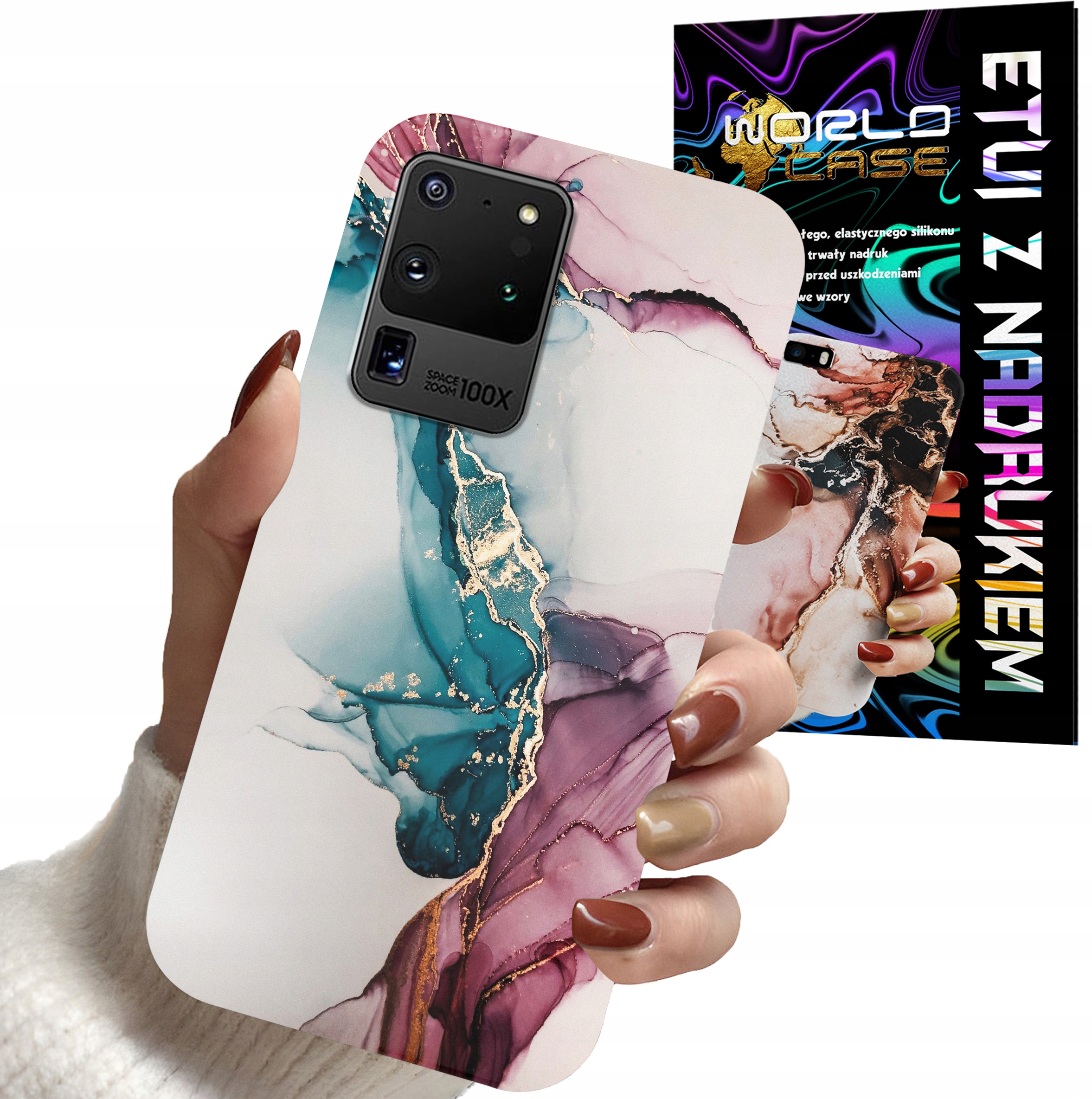 ETUI CASE DO SAMSUNG S20 ULTRA - MARMUR WZORY DLA KOBIET PLECKI OBUDOWA