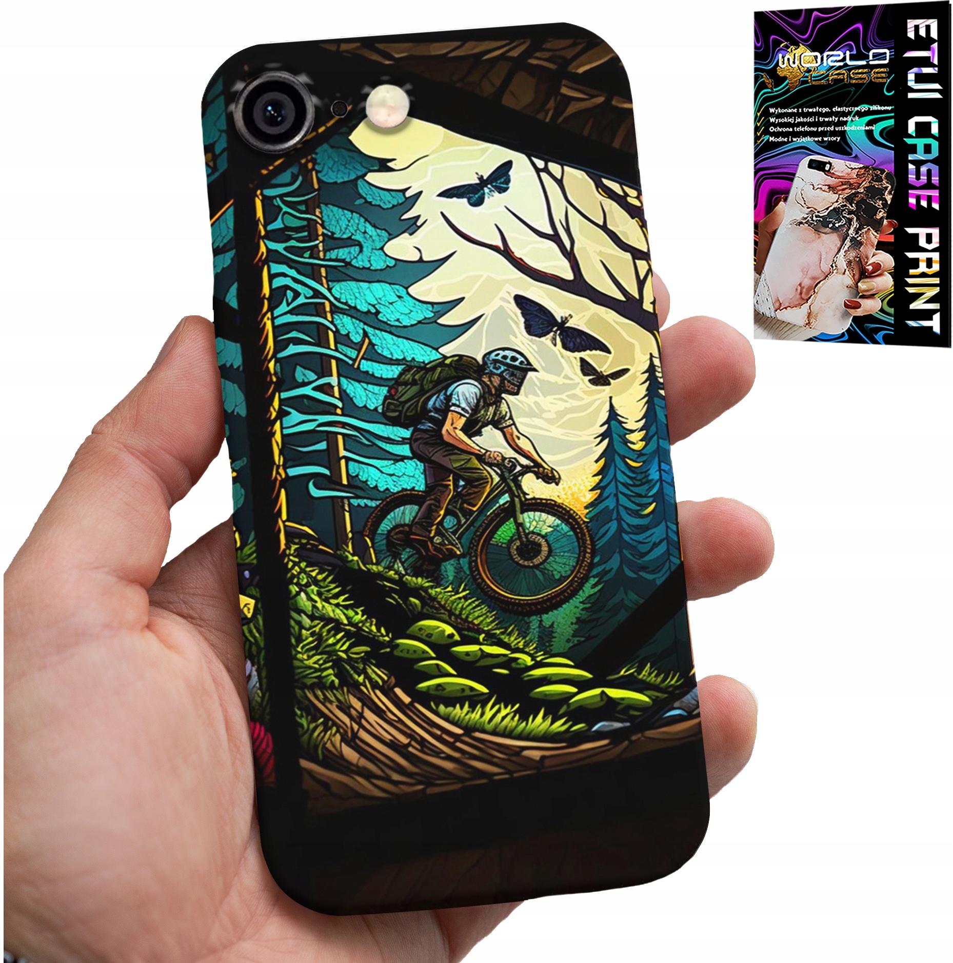 ETUI DO IPHONE ( 6 PLUS ) - ROWERY WYPRAWY EKSTREMALNE PO LESIE