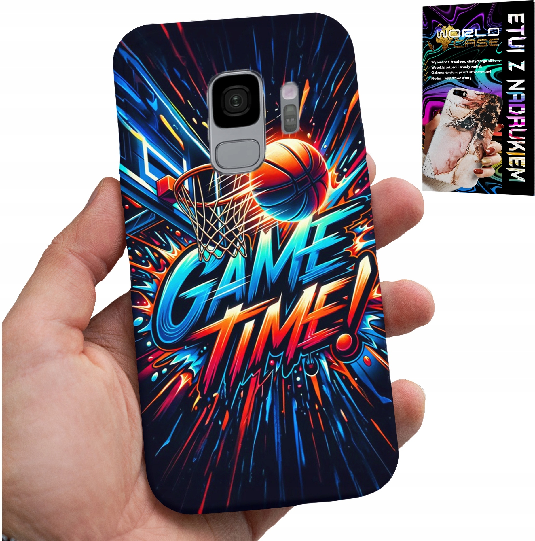 ETUI DO SAMSUNG GALAXY S9 - KOSZYKÓWKA NBA FAN 23 GAME TIME, OBUDOWA