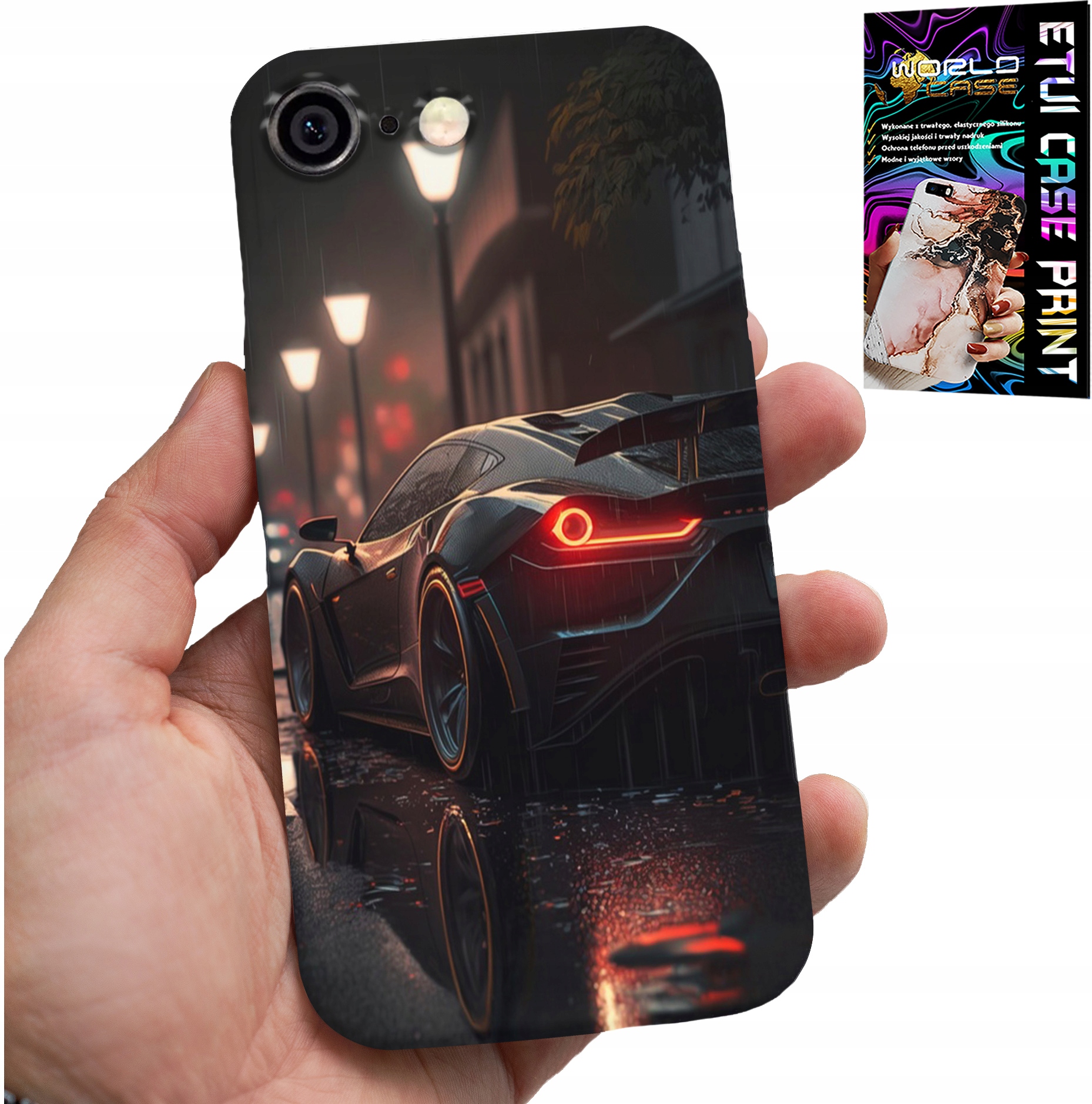 ETUI DO IPHONE ( 6 PLUS ) - SPORTOWE SAMOCHODY MOTORYZACJA FAN SZKŁO