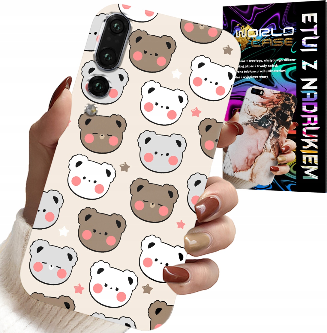 ETUI DO HUAWEI P20 PLUS - MIŚ MISIE WZORY DLA NAJMŁODSZYCH + FOLIA