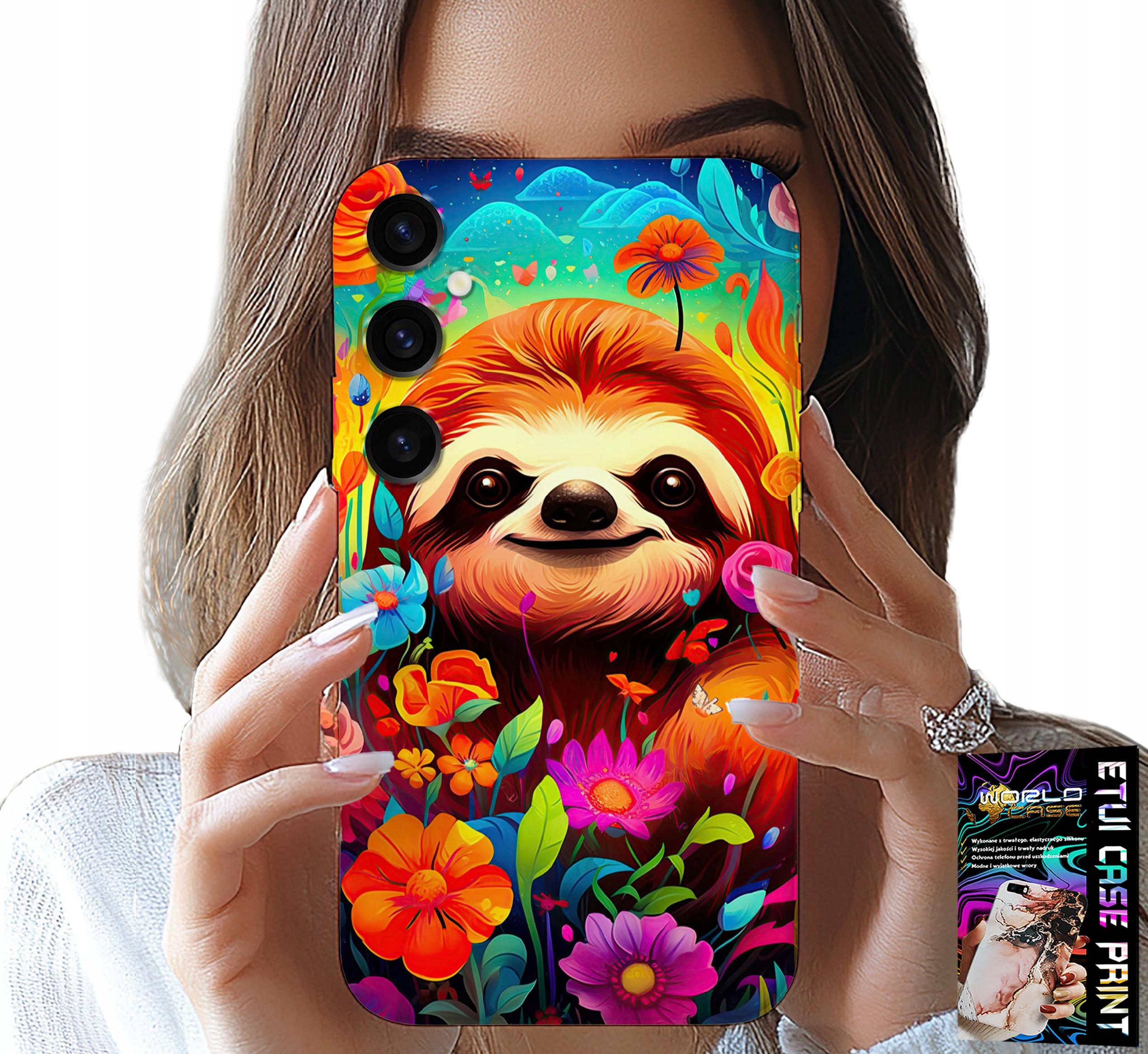 ETUI DO SAMSUNG GALAXY A04S - KOLOROWE WZORY KOALA ZWIERZĘTA + SZKŁO