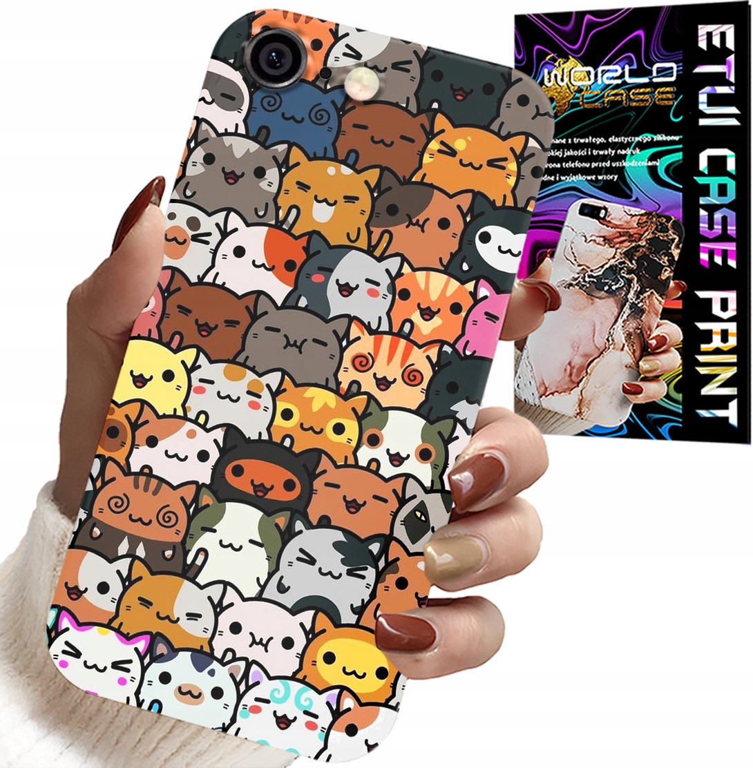 ETUI DO IPHONE 6 / 6S - PLECKI W SŁODKIE KOTKI, KOTY, OBUDOWA