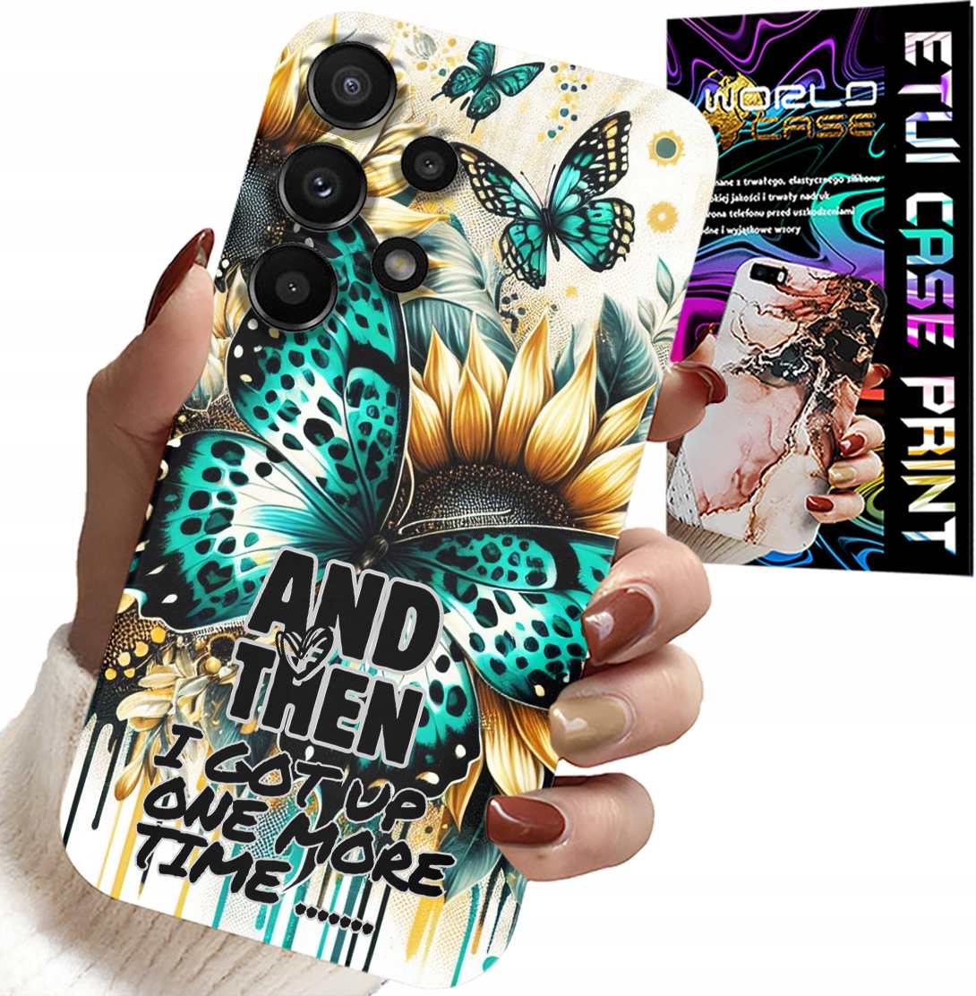ETUI DO SAMSUNG GALAXY A32 5G - AND THEN I GOT UP, KOBIECE WZORY + FOLIA