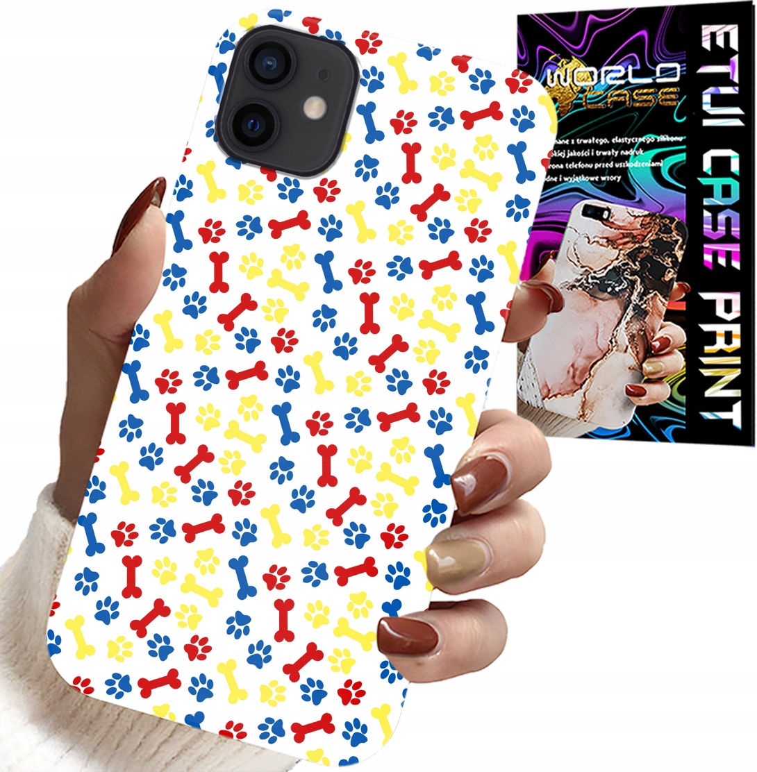 ETUI DO IPHONE 11 - ŁAPKI KOŚCI PIES PATROL BAJKI + SZKŁO