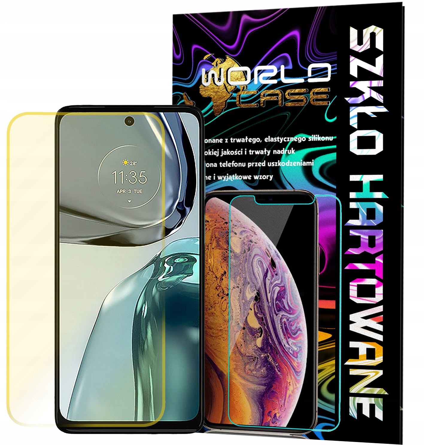 SZKŁO HARTOWANE DO MOTOROLA G62 NA EKRAN SZKIEŁKO OCHRONNE