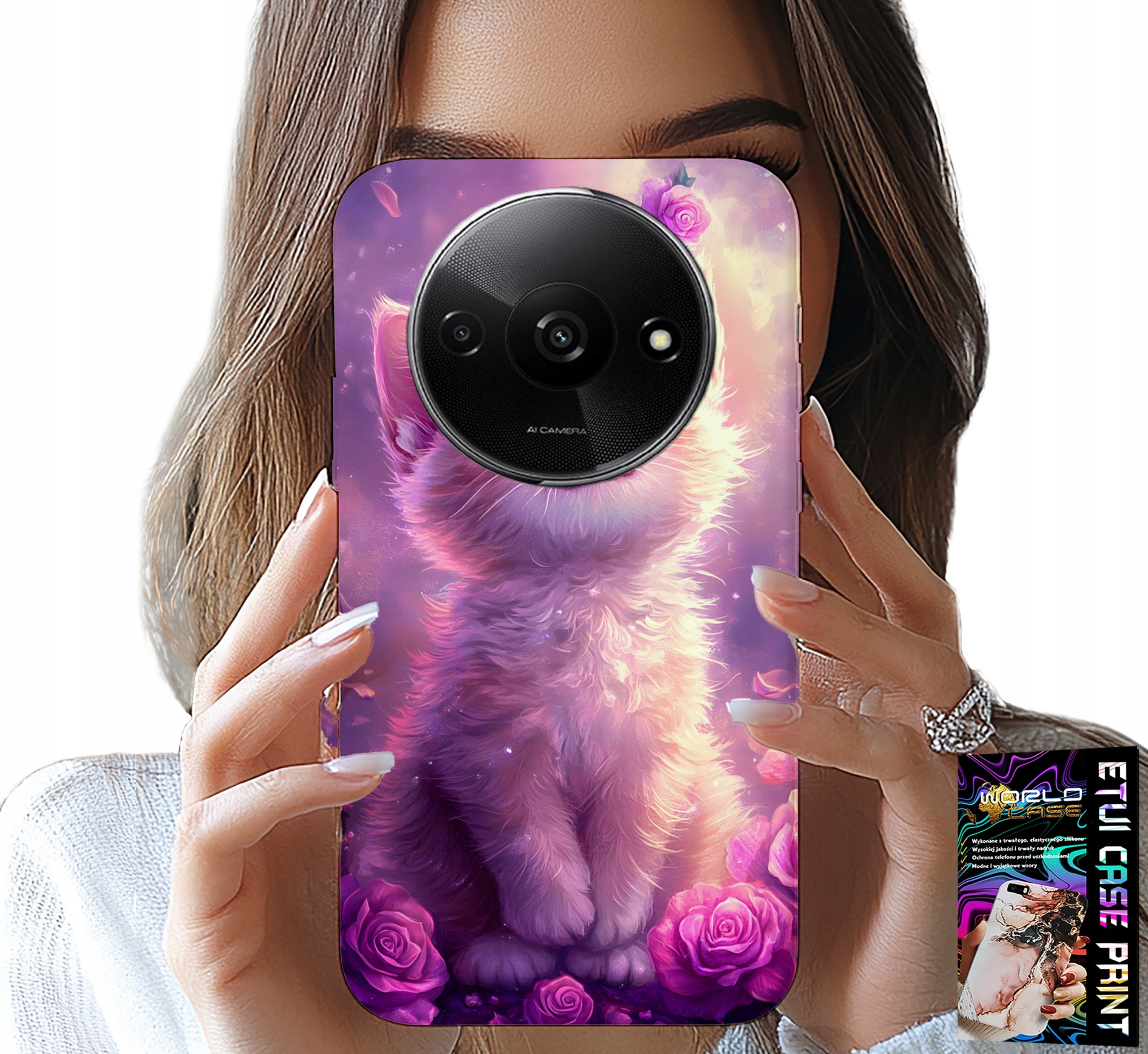 ETUI DO XIAOMI REDMI A3 - SŁODKI KOTEK, KOT, WZORY ZE ZWIERZĘTAMI