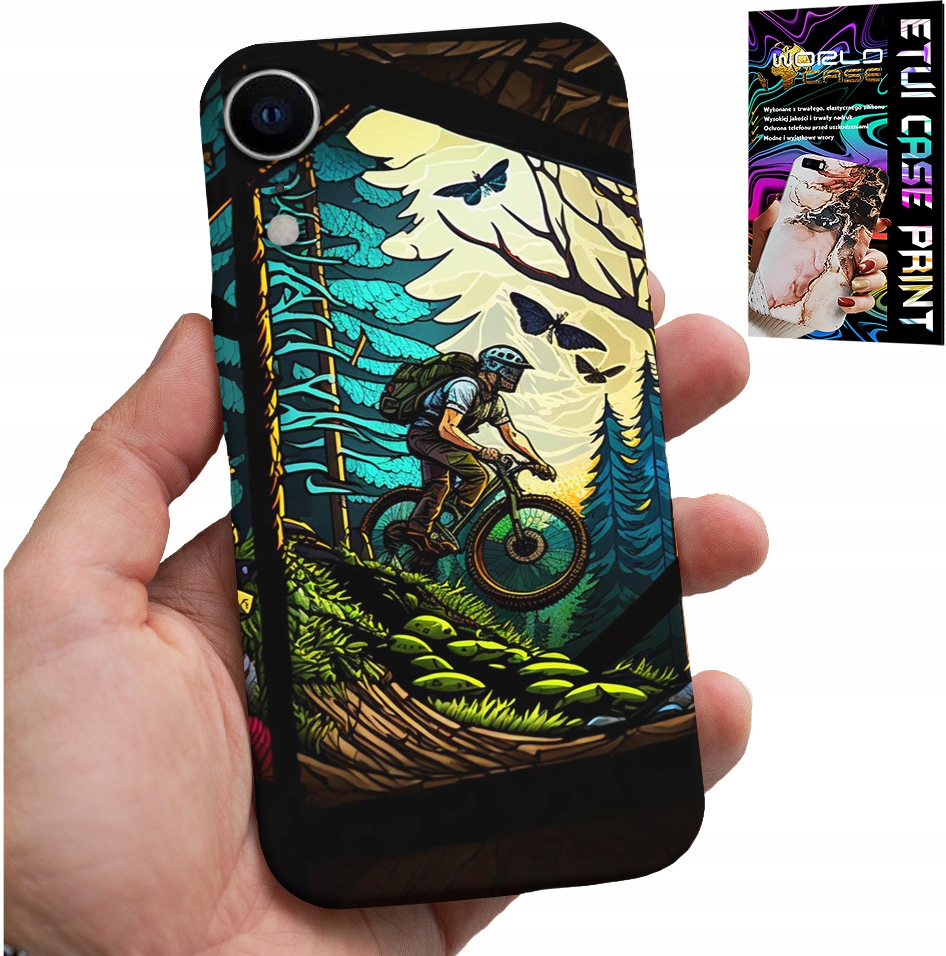 ETUI DO IPHONE XR - ROWERY WYPRAWY EKSTREMALNE PO LESIE