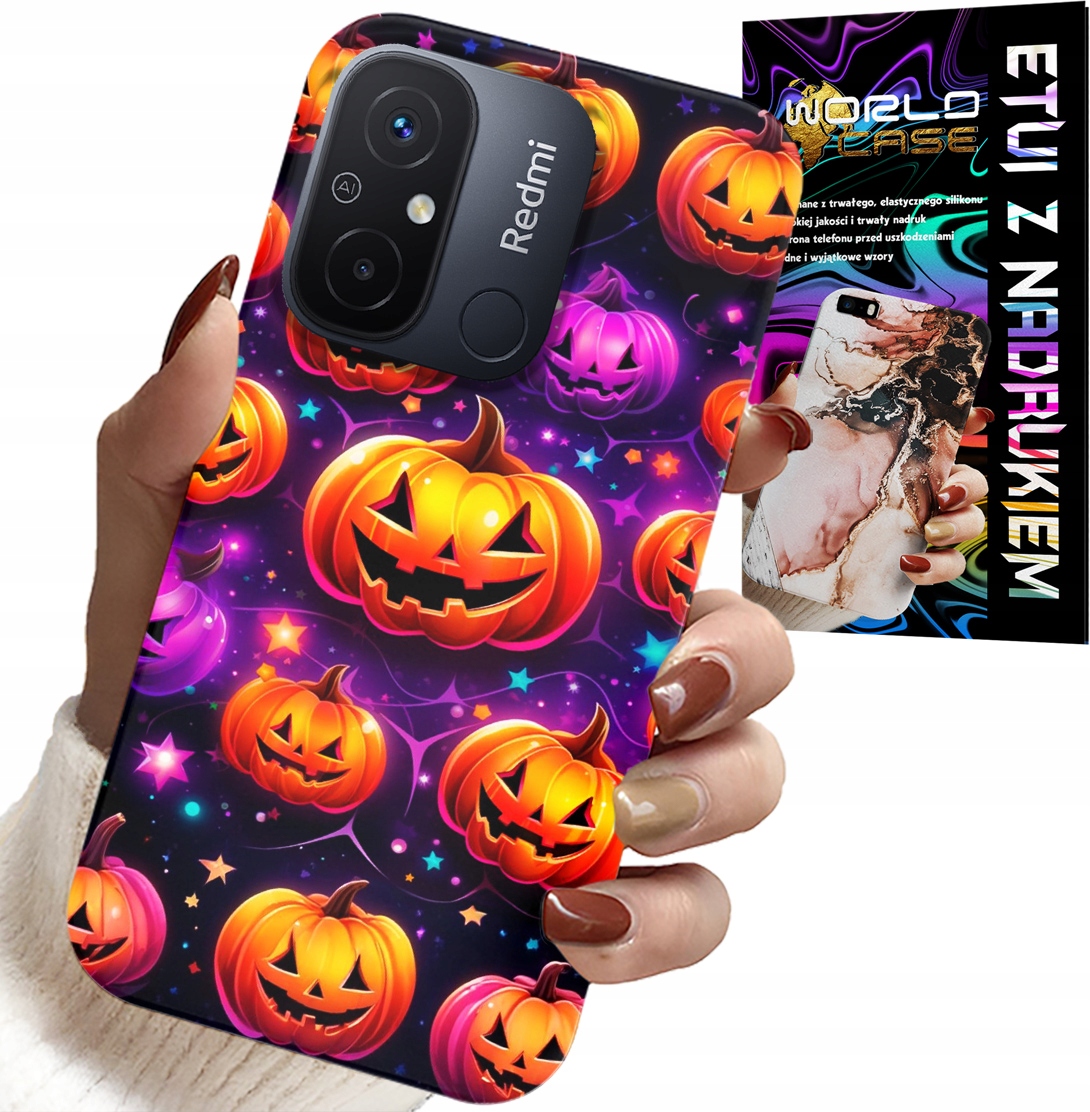 ETUI DO XIAOMI REDMI 12C - HALLOWEEN, SALEM, STRASZNE DYNIE, WZORY