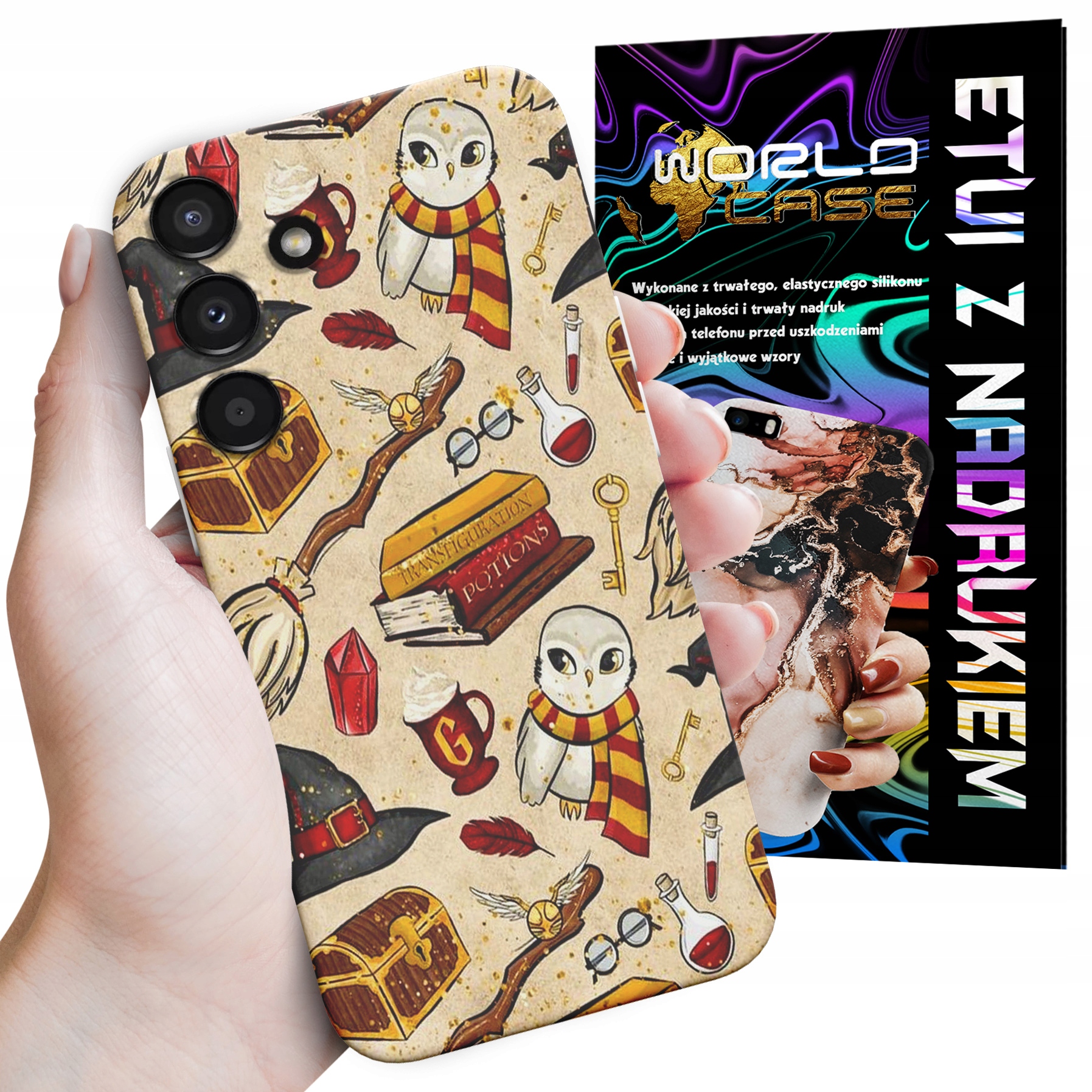 ETUI CASE DO SAMSUNG A16 4G 5G - HARRY POTTER WZORY DLA FANÓW ŚWIATA MAGII