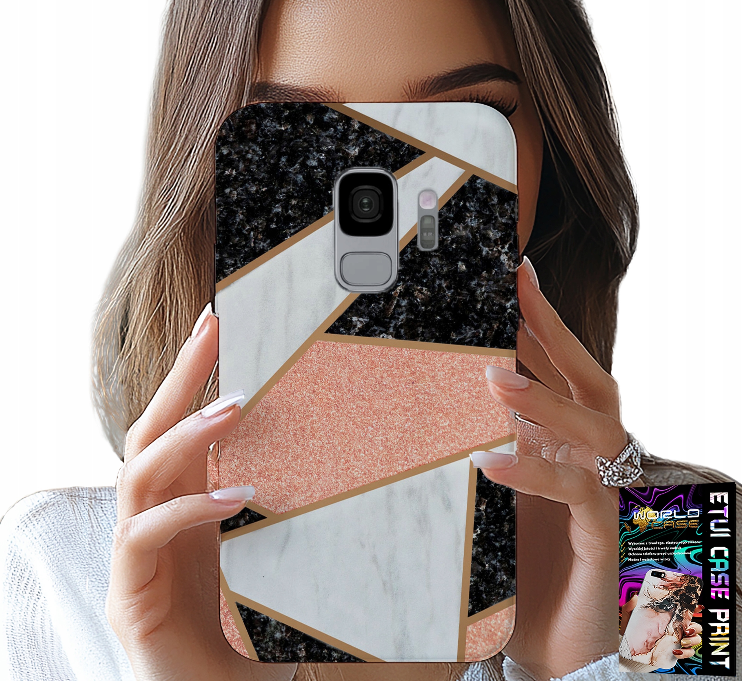 ETUI DO SAMSUNG GALAXY S9 - ELEGANCKIE MODNE WZORY CASE + FOLIA