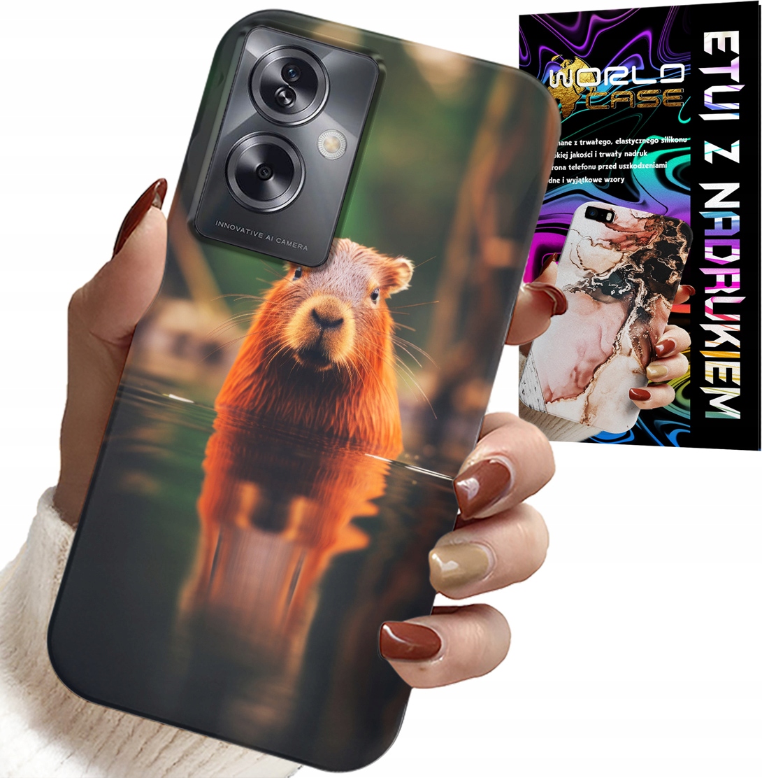 ETUI DO OPPO A79 5G - SŁODKA KAPIBARA, CAPIBARA, WIELE WZORÓW