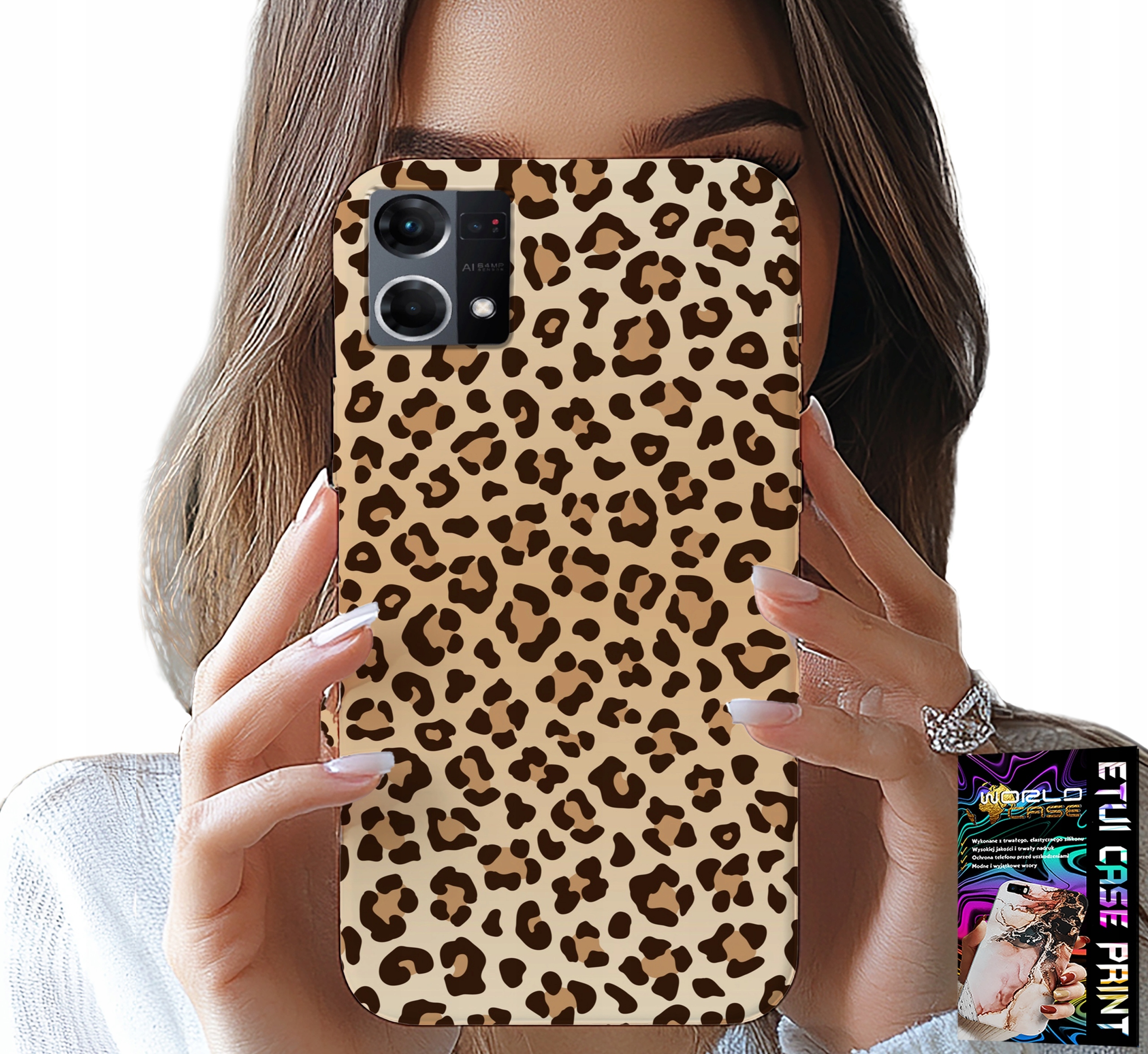 ETUI DO OPPO RENO7 4G - PLECKI W PANTERKĘ MODNE KOBIECE WZORY