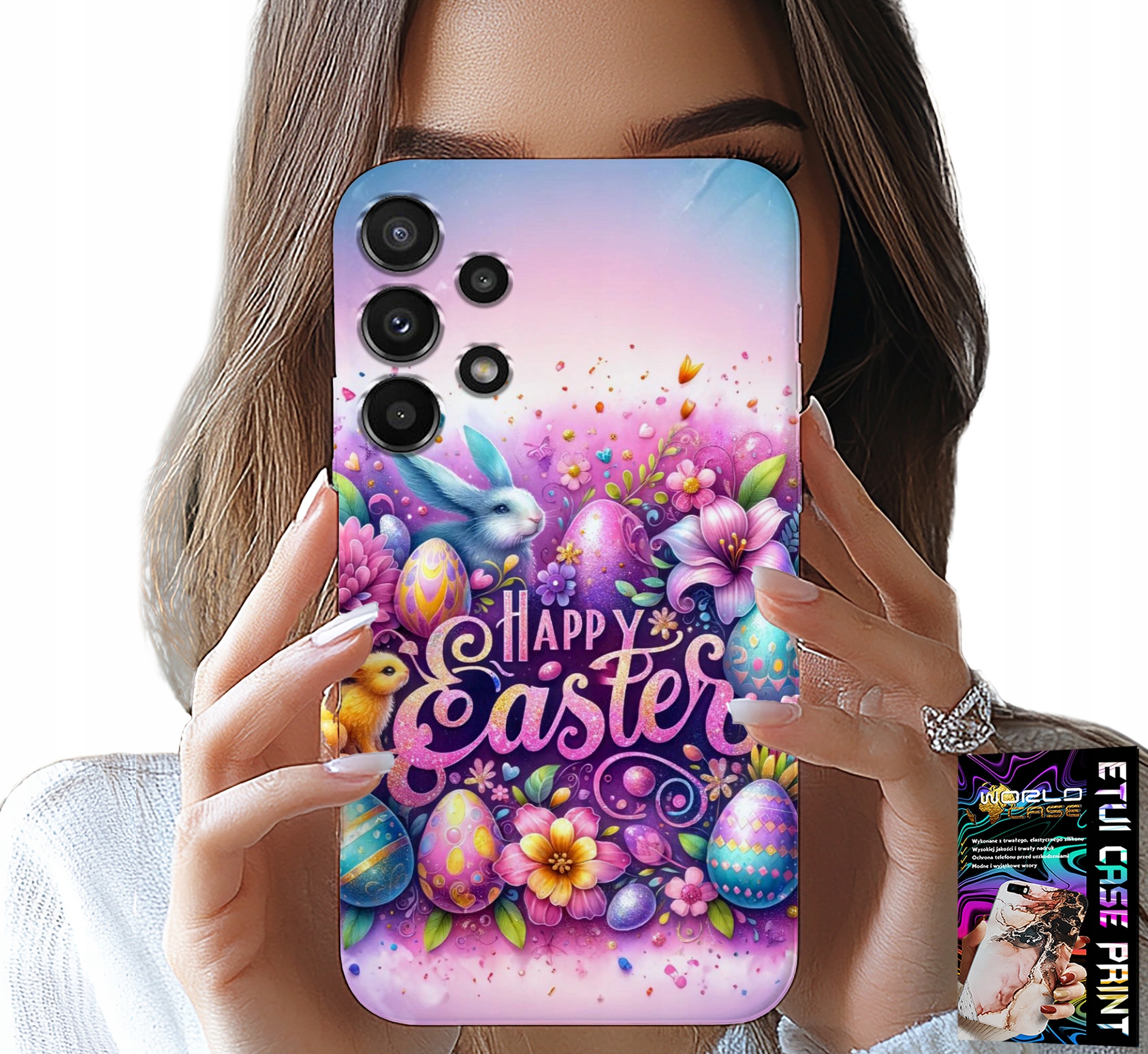 ETUI DO SAMSUNG GALAXY A32 4G - WESOŁEGO JAJKA, WIELKANOC, PISANKI JAJKA