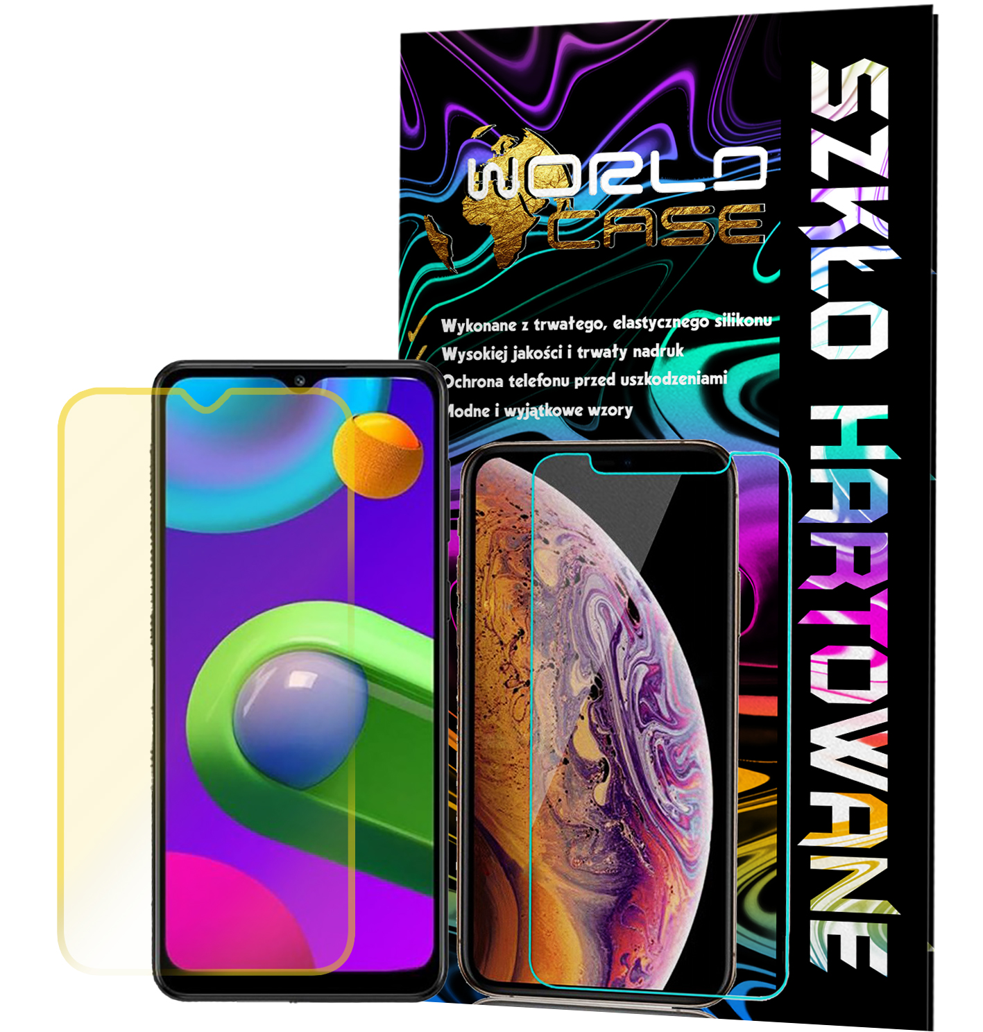 SZKŁO HARTOWANE DO SAMSUNG M02 / M02S / A20S NA EKRAN SZKIEŁKO OCHRONNE