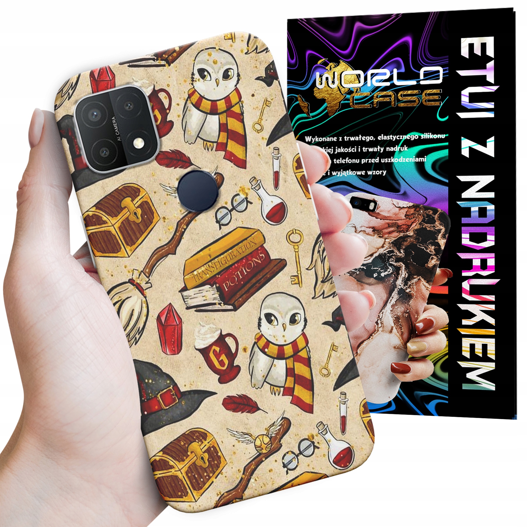 ETUI CASE DO OPPO A15 (A15s) - WZORY DLA FANÓW MAGII POTT.ER