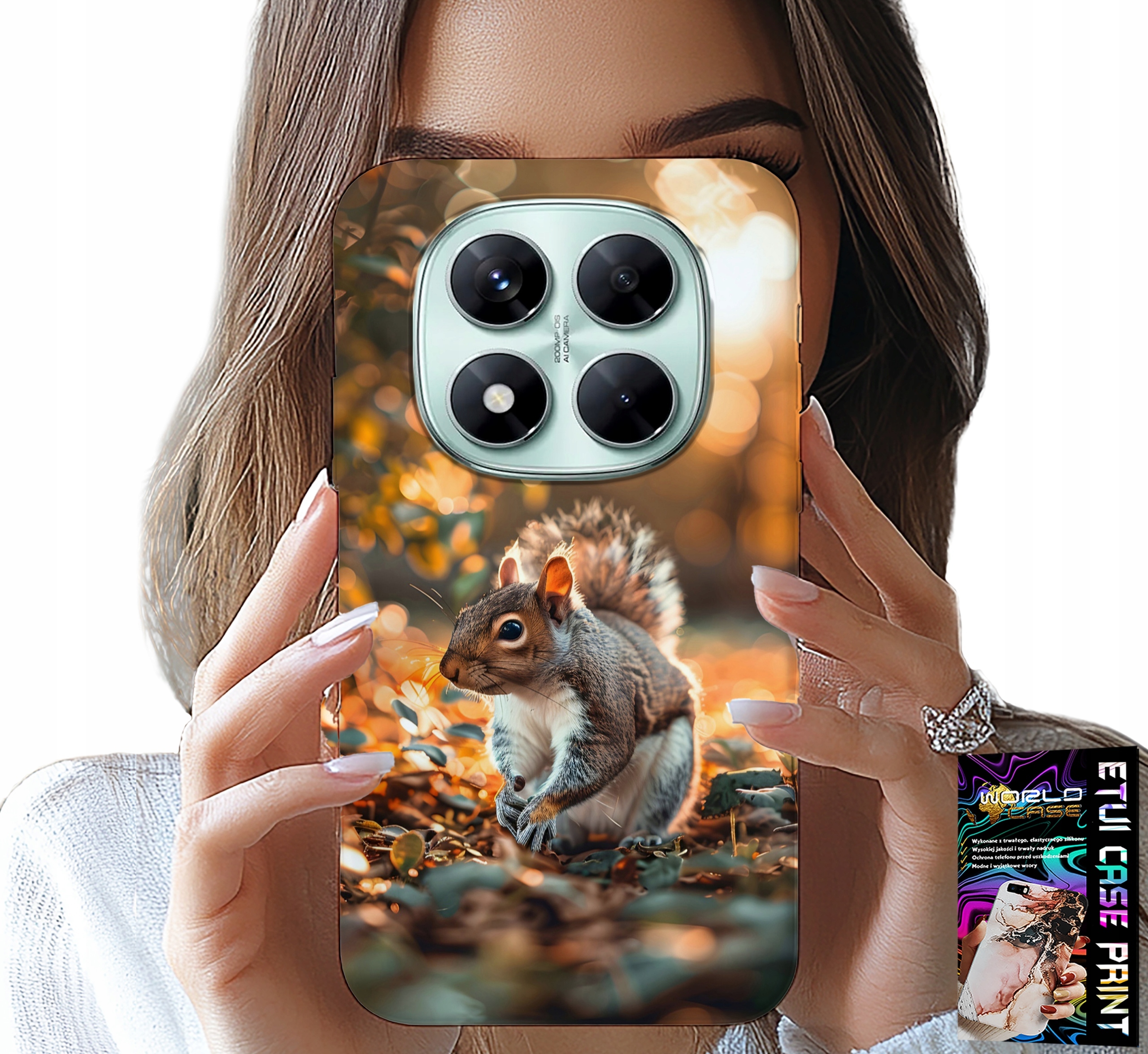 ETUI DO XIAOMI NOTE 14 PRO 5G - SŁODKA WIEWIÓRKA, CASE Z WŁASNYM MOTYWEM