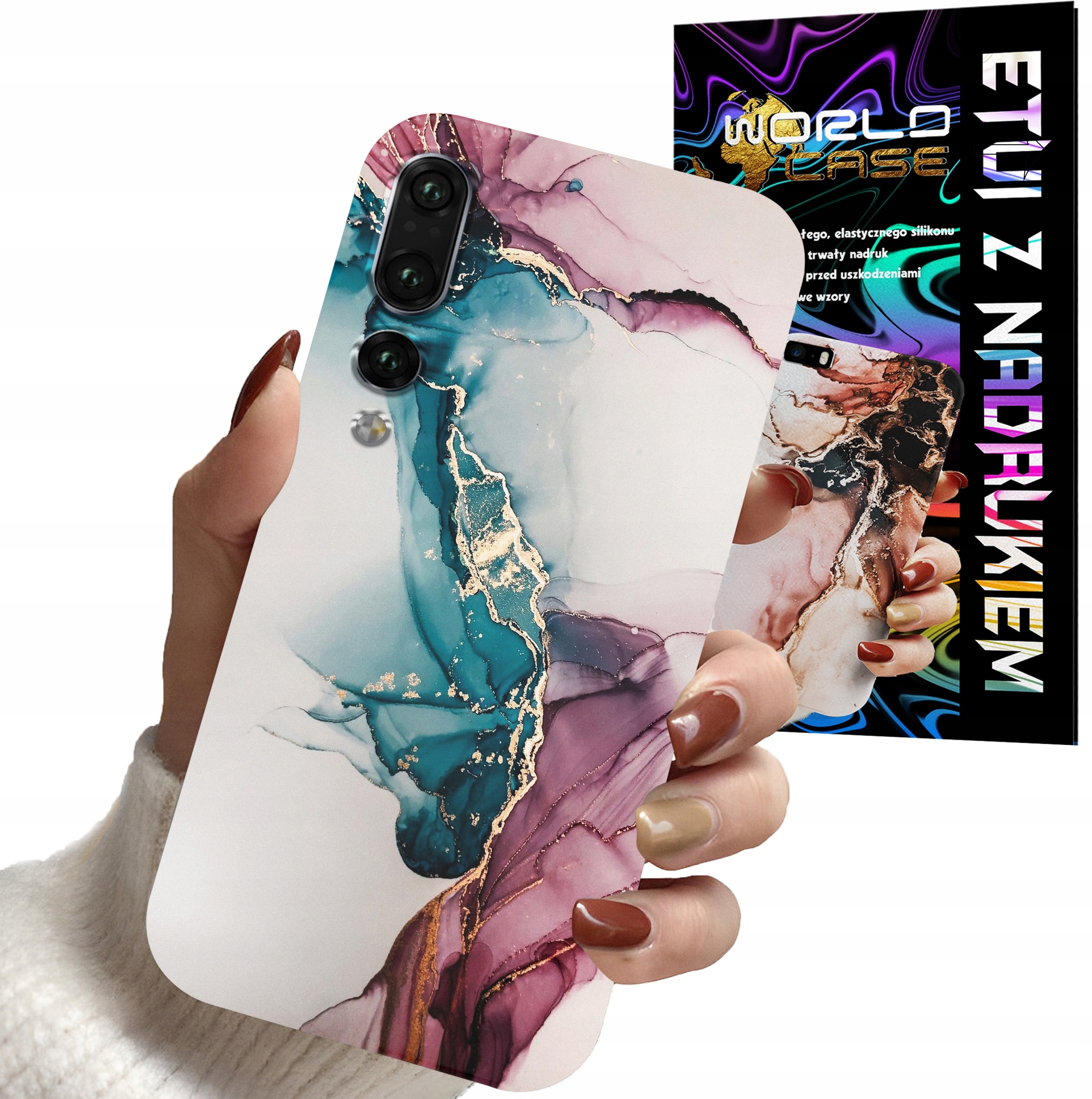 ETUI CASE DO HUAWEI P20 PRO - MARMUR WZORY DLA KOBIET PLECKI OBUDOWA