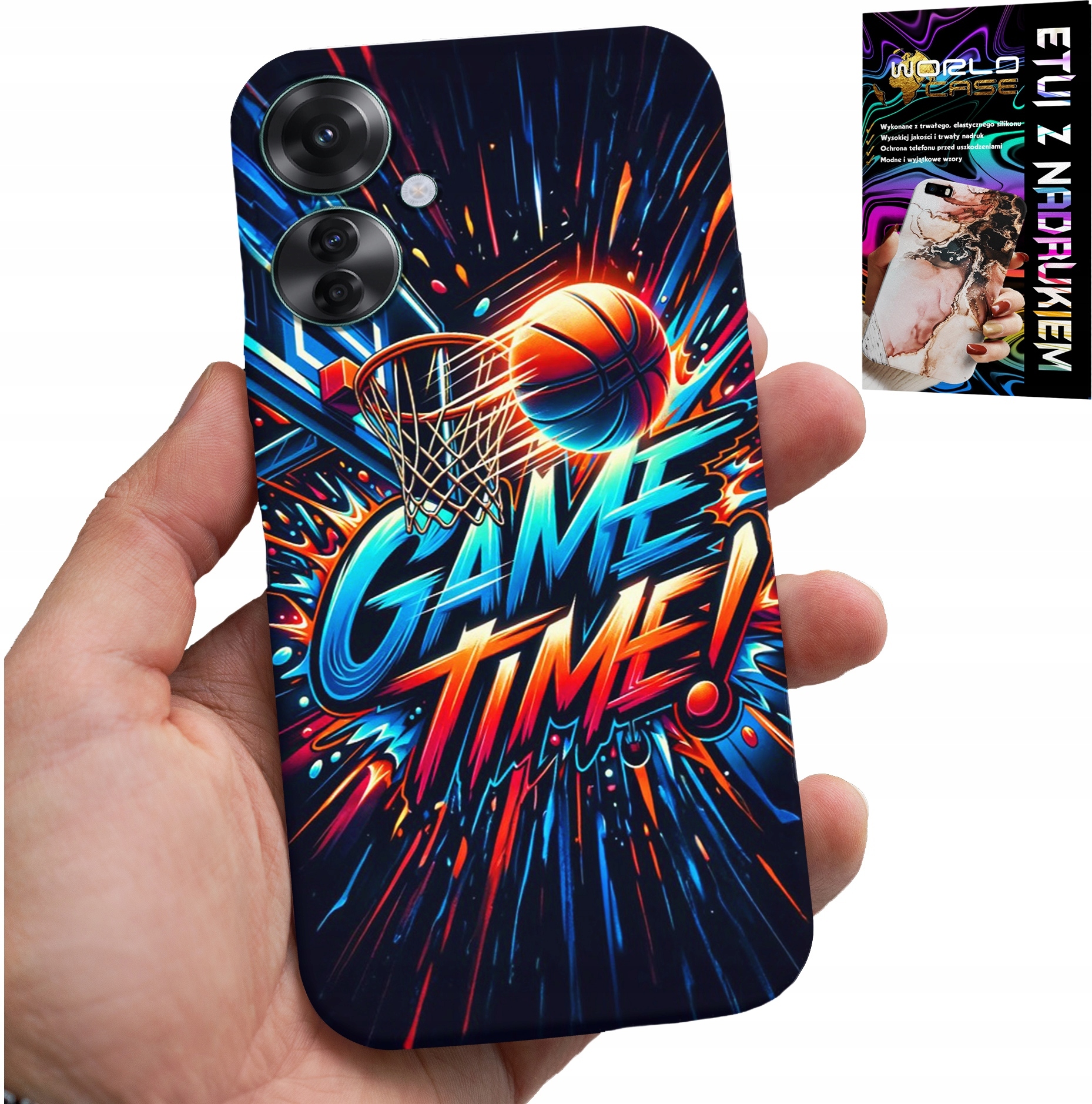 ETUI DO OPPO RENO11 F 5G - KOSZYKÓWKA NBA FAN 23 GAME TIME, OBUDOWA