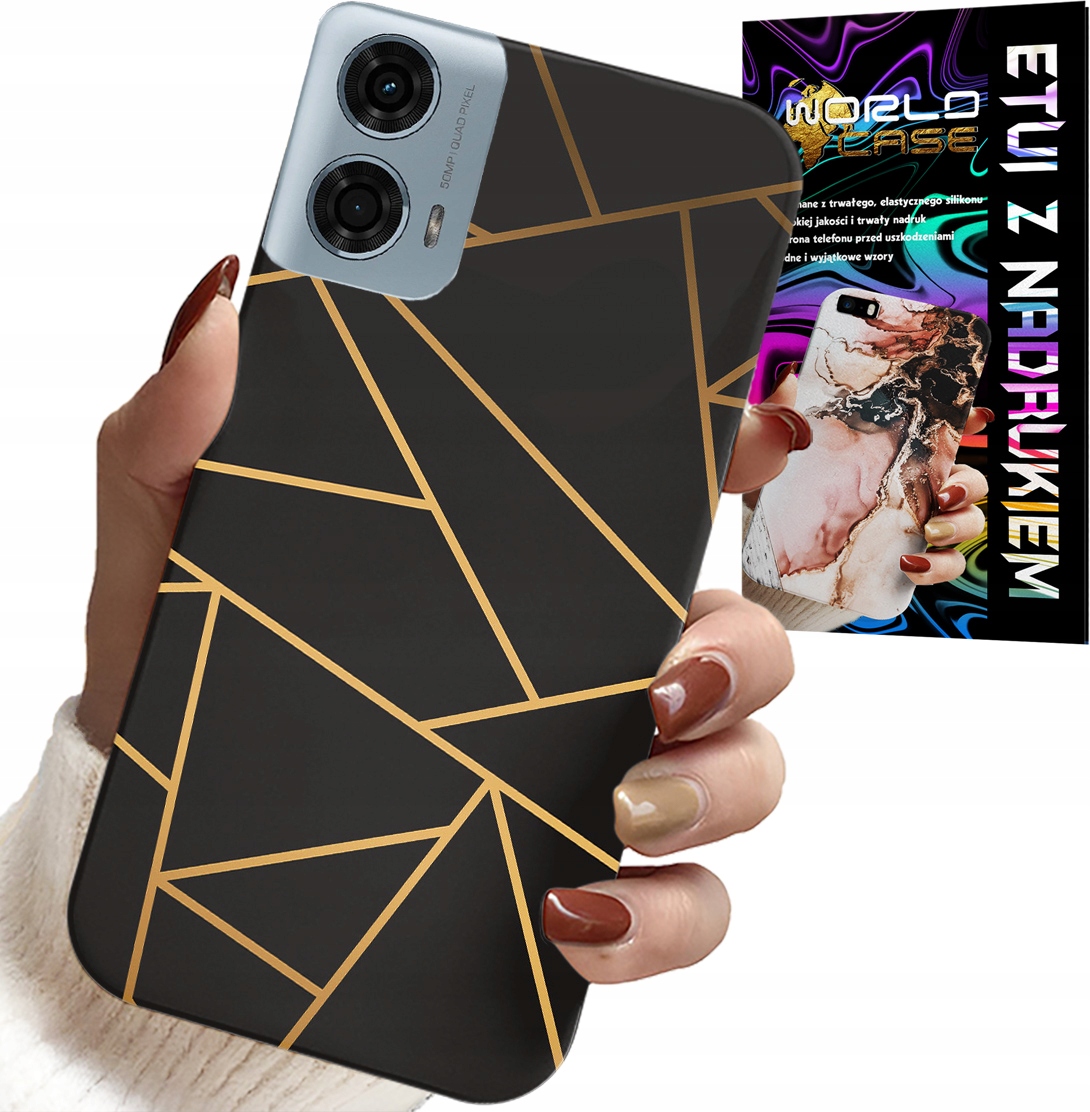 ETUI DO MOTOROLA G34 5G - ELEGANCKIE MODNE WZORY OBUDOWA CASE