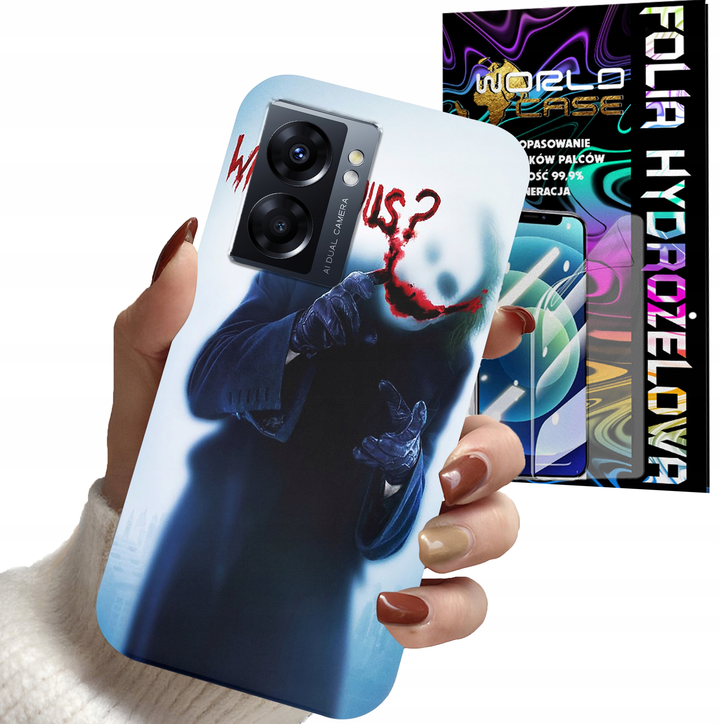 ETUI DO OPPO A57 A57S A77 - JOKER FILMY SERIALE OBUDOWA + FOLIA