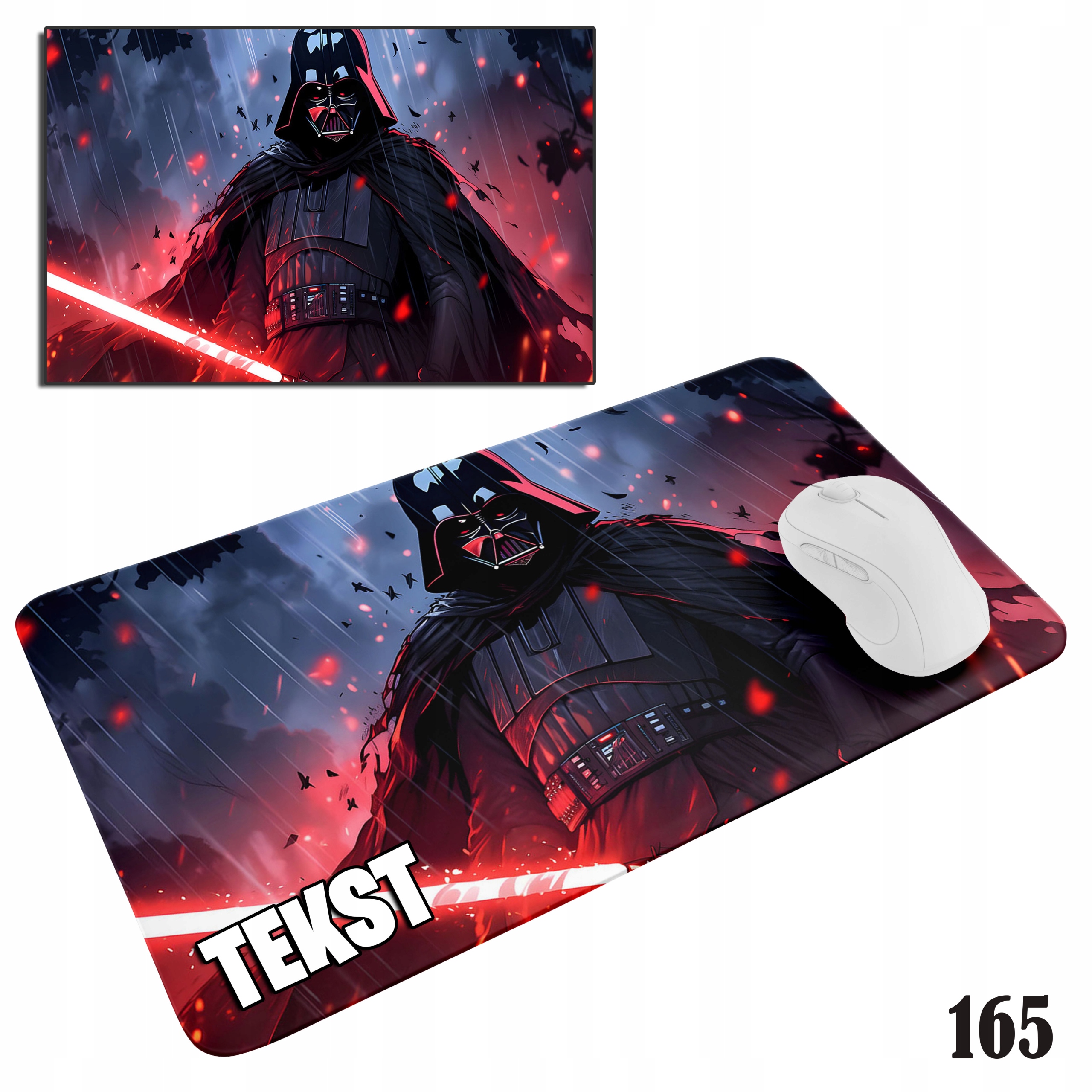 PODKŁADKA POD MYSZKĘ MYSZ WZORY DO WYBORU - STAR WARS GWIEZDNE 29x36cm