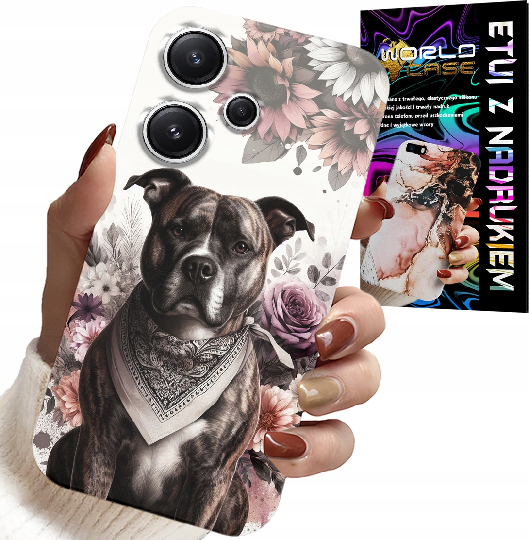 ETUI DO XIAOMI NOTE 13 PRO+ - PITBULL GROŹNE PSY FUTERAŁ PLECKI CASE