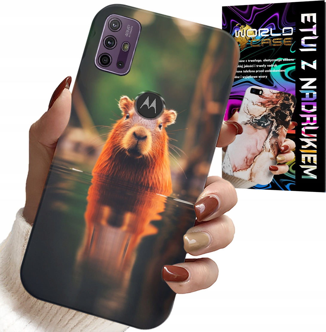 ETUI DO MOTOROLA MOTO G10 POWER - SŁODKA KAPIBARA, CAPIBARA, WIELE WZORÓW