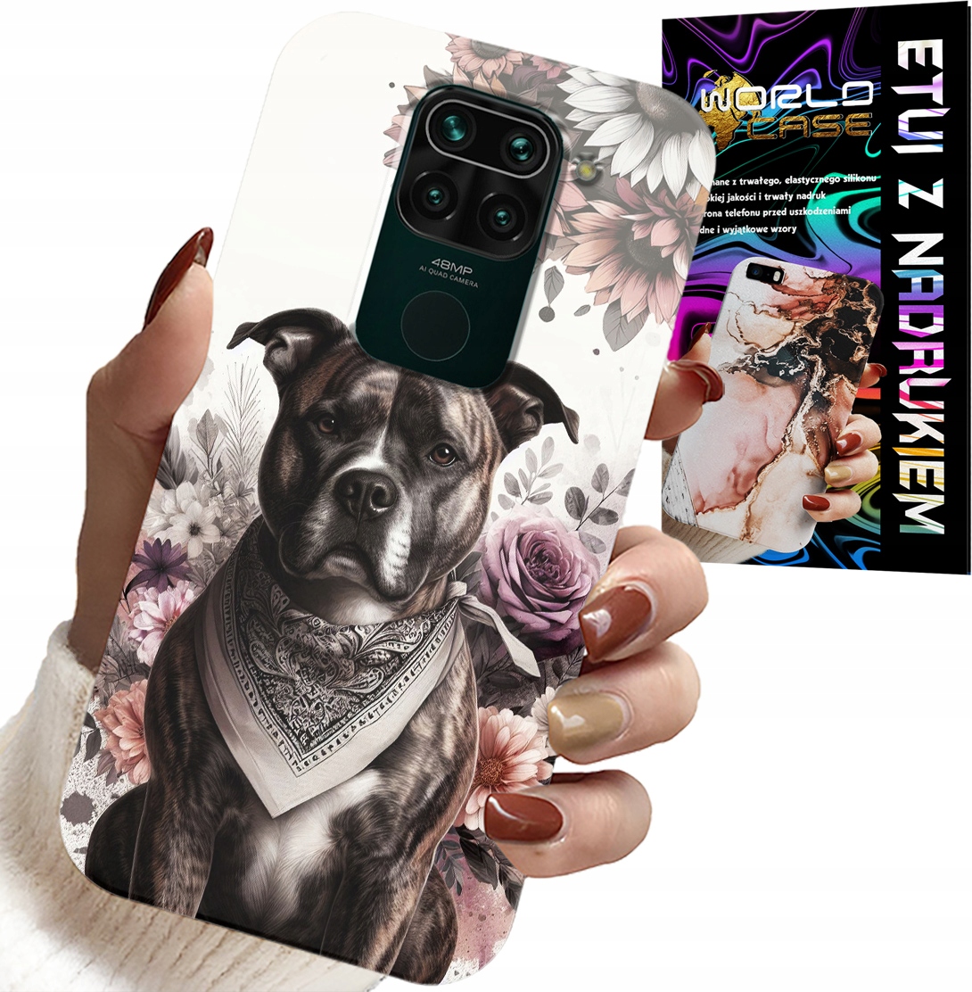 ETUI DO XIAOMI NOTE 9 - PITBULL GROŹNE PSY FUTERAŁ PLECKI CASE