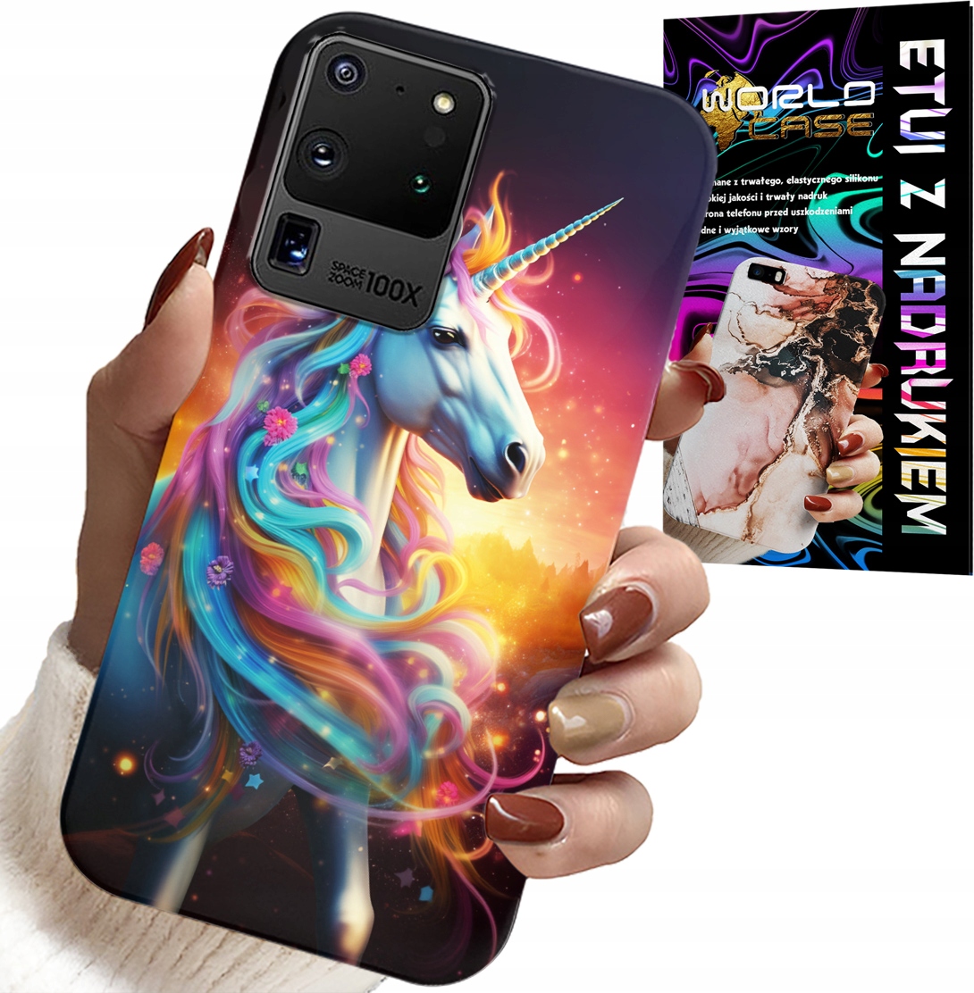 ETUI DO SAMSUNG GALAXY S20 Ultra - JEDNOROŻEC WZORY DLA DZIEWCZYNEK PREZENT