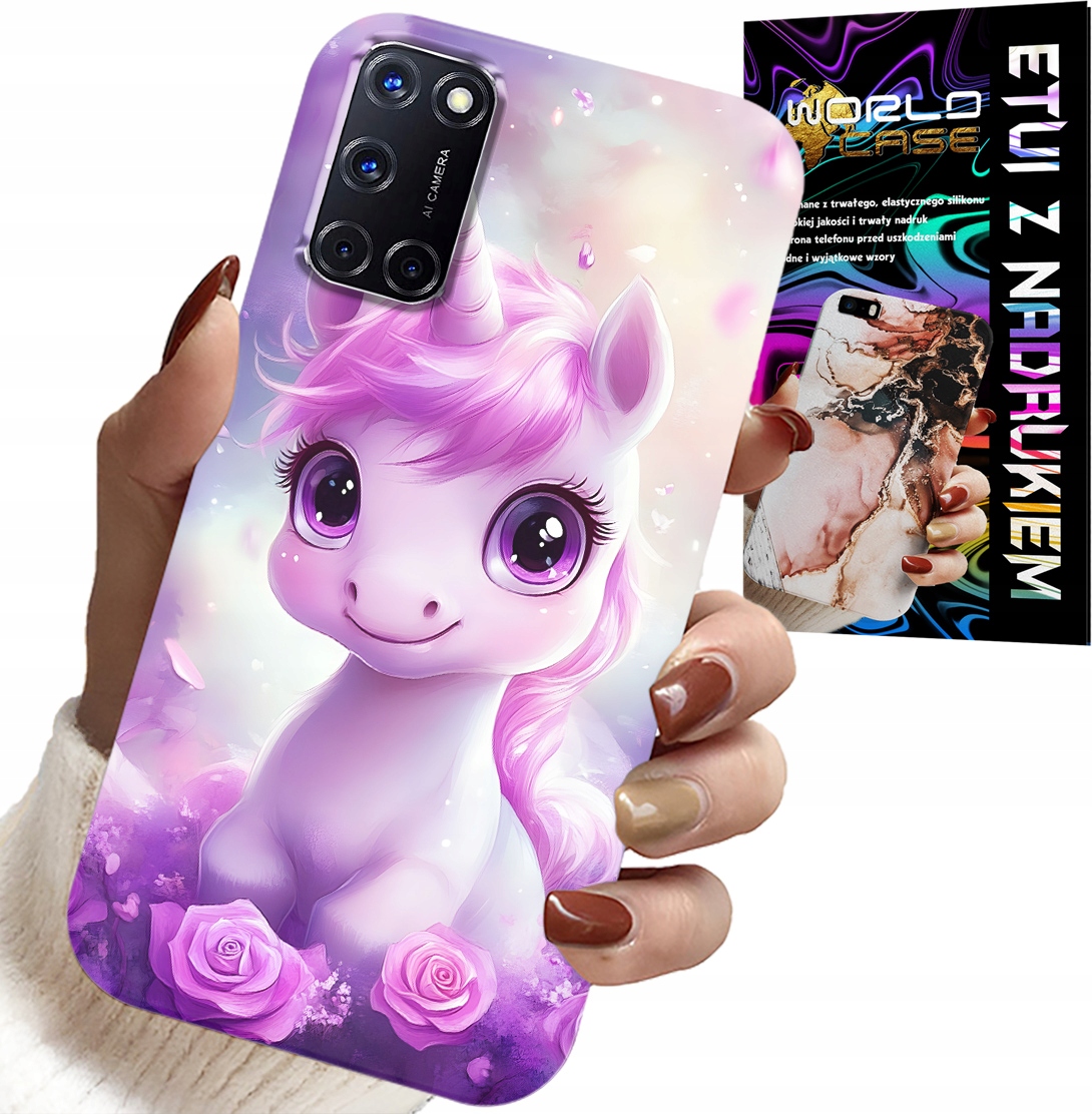 ETUI DO OPPO A52 - SŁODKI JEDNOROŻEC, WZORY DLA DZIECI CASE
