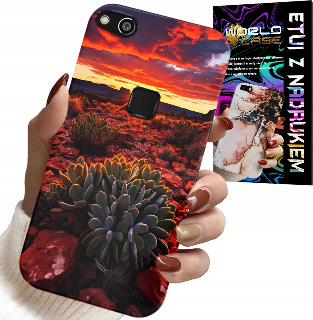 ETUI DO HUAWEI P9 LITE 2016 - MEKSYKAŃSKA PUSTYNIA WIDOKI CASE + FOLIA