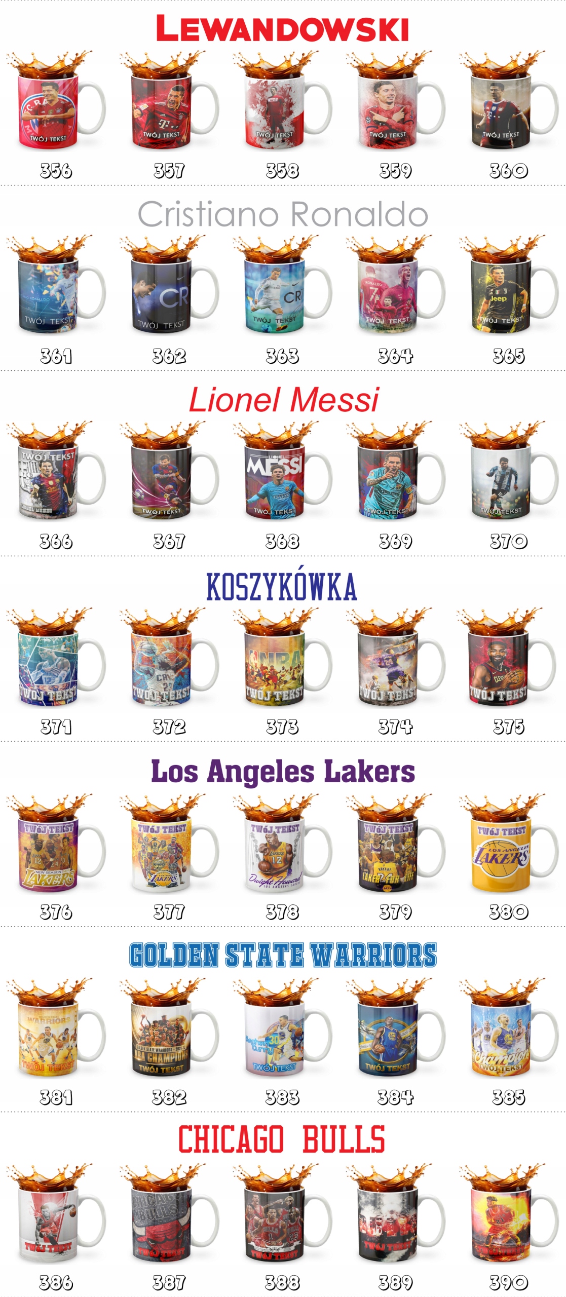 KUBEK 330ml GRAFIKA PREZENT ŚWIĘTA WZÓR - BAJKA KSIĘŻNICZKI + IMIĘ