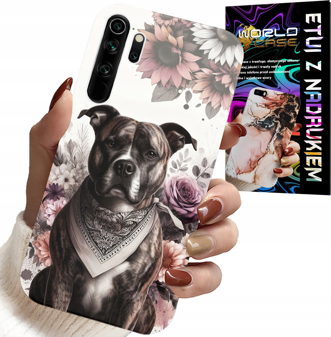 ETUI DO XIAOMI NOTE 8 - PITBULL GROŹNE PSY FUTERAŁ PLECKI CASE
