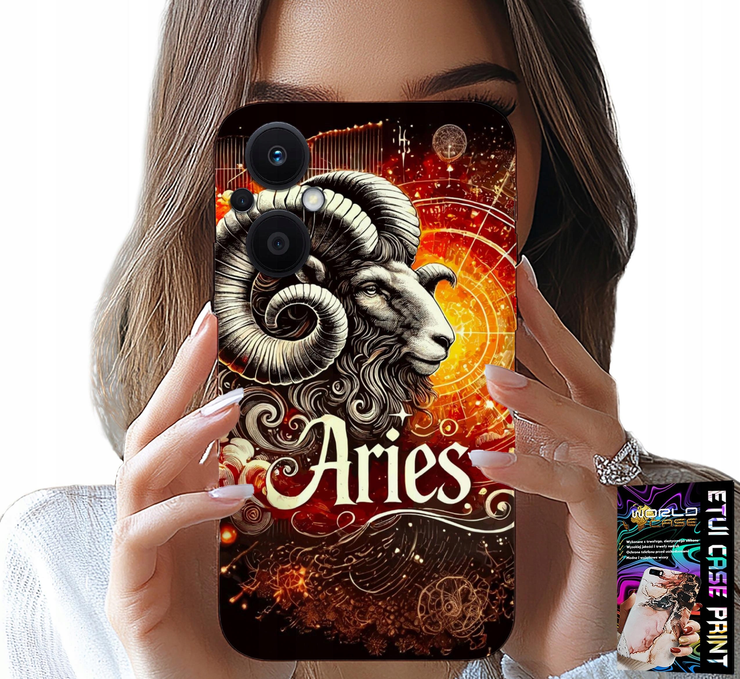 ETUI DO OPPO RENO7 LITE 5G - ZNAK ZODIAKU, KOZIOROŻEC, ASTRONOMIA