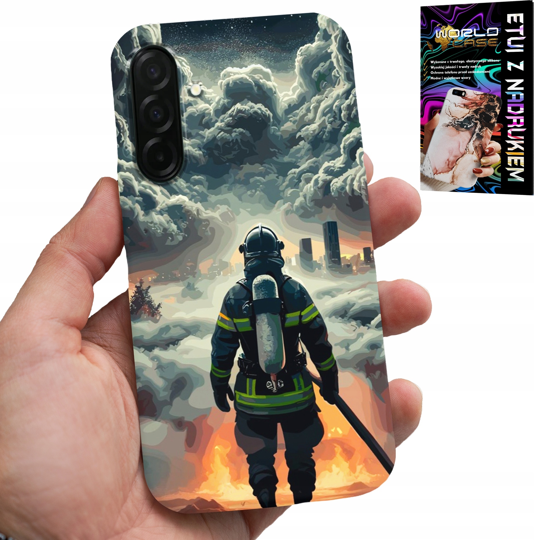 ETUI DO SAMSUNG GALAXY A36 5G - STRAŻ POŻARNA POŻAR STRAŻAK OBUDOWA CASE