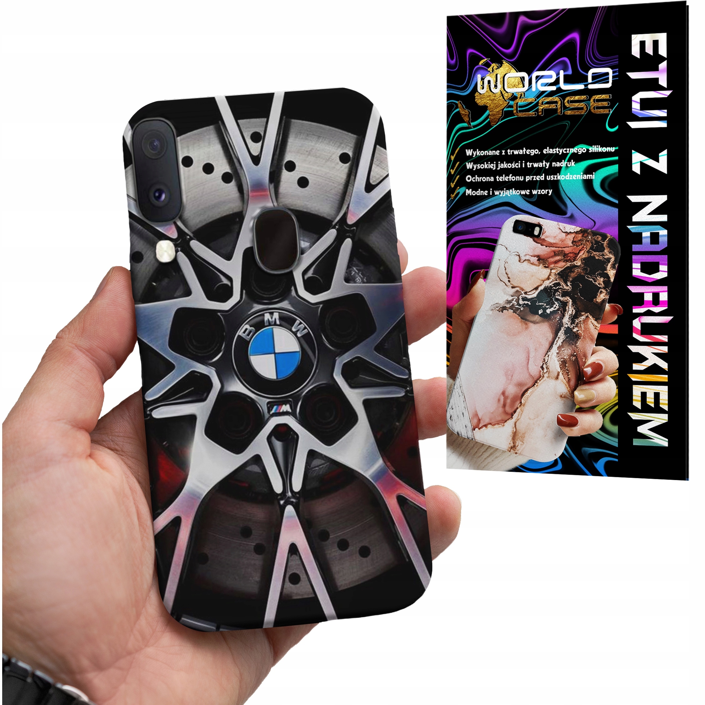 ETUI CASE DO SAMSUNG A40 - BMW FELGA AUTO FAN WZORY MERCEDES ITP