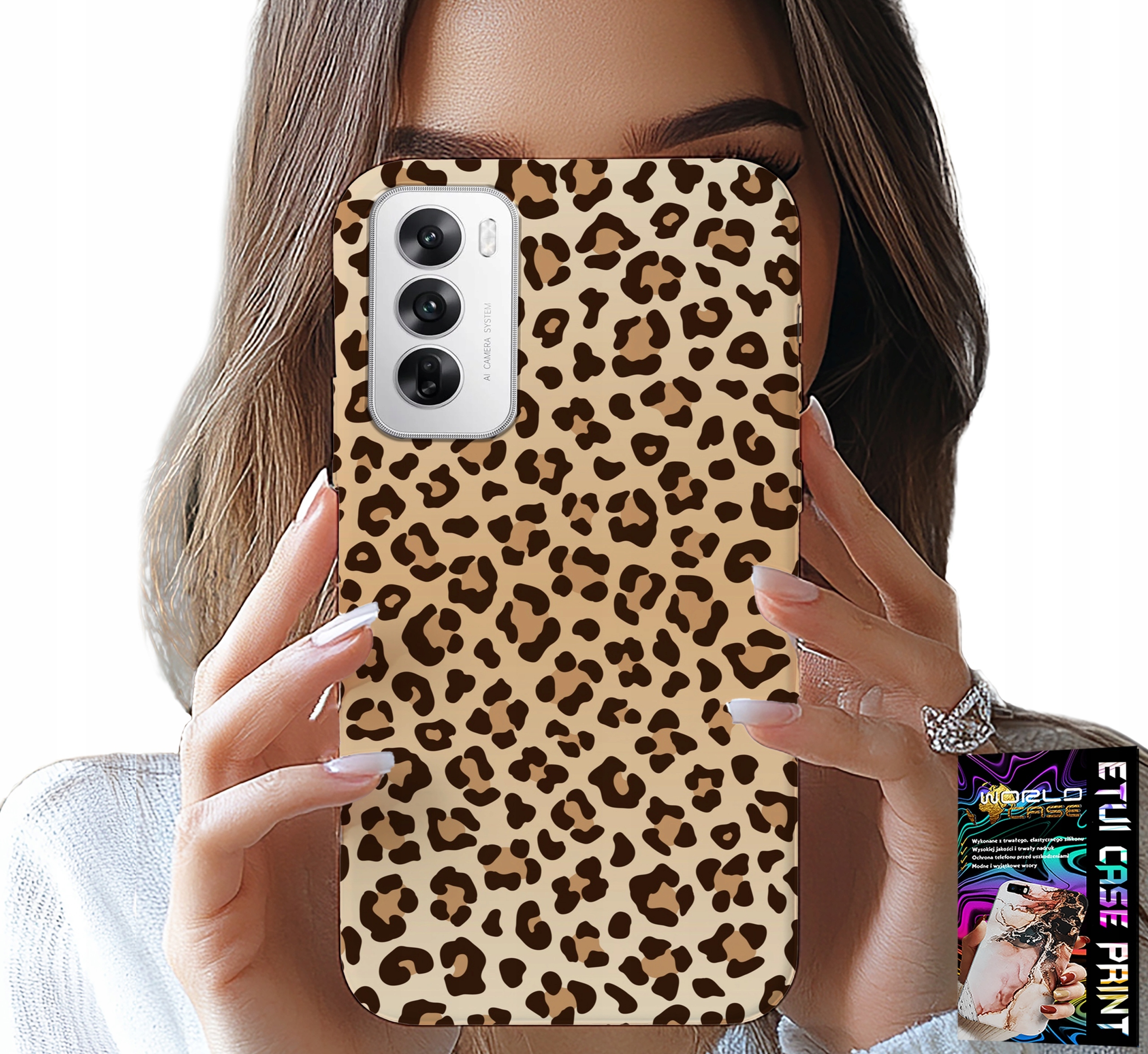 ETUI DO OPPO RENO12 PRO 5G - PLECKI W PANTERKĘ MODNE KOBIECE WZORY