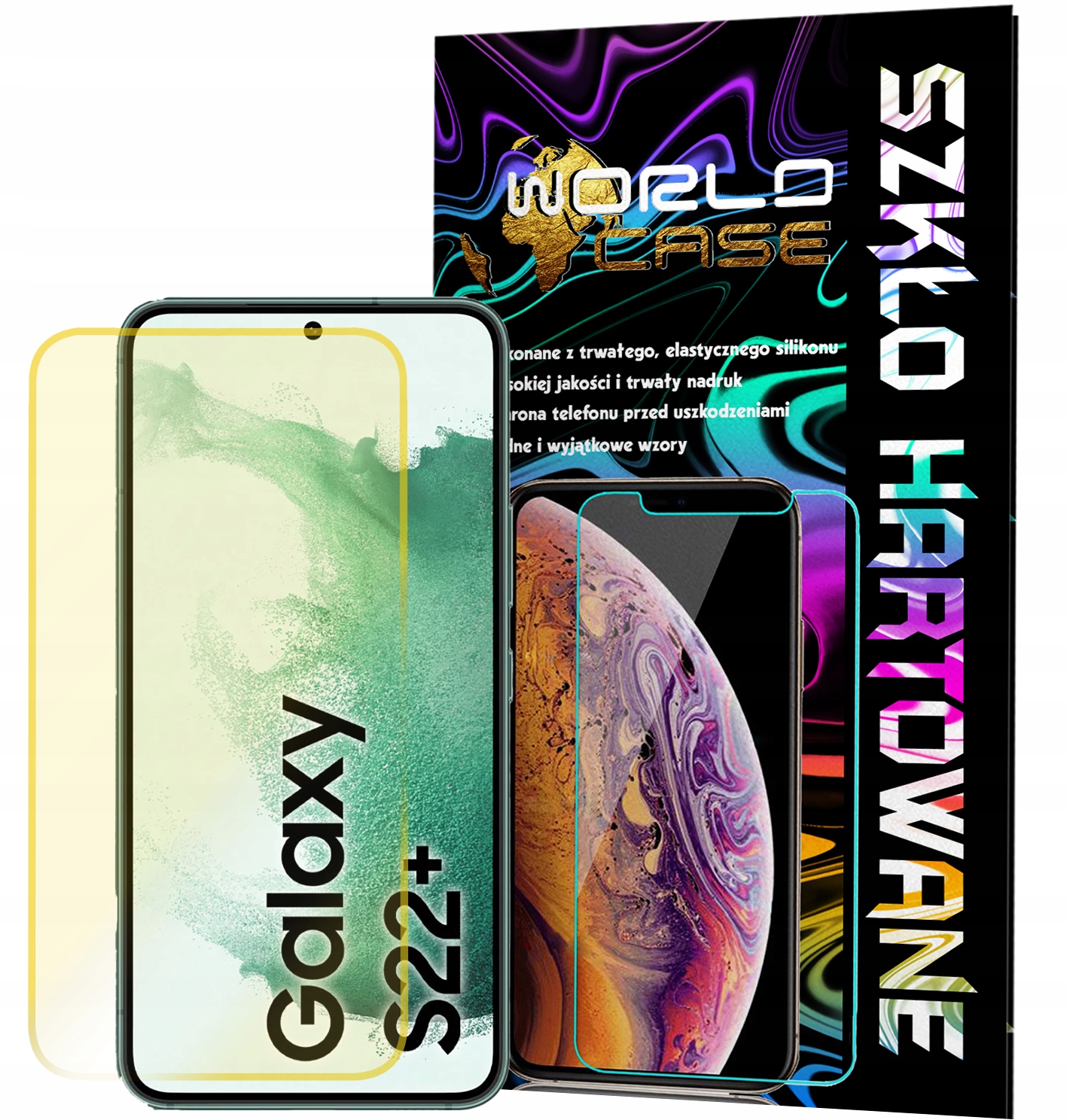 SZKŁO HARTOWANE DO SAMSUNG S22 PLUS / S23 PLUS NA EKRAN SZKIEŁKO OCHRONNE
