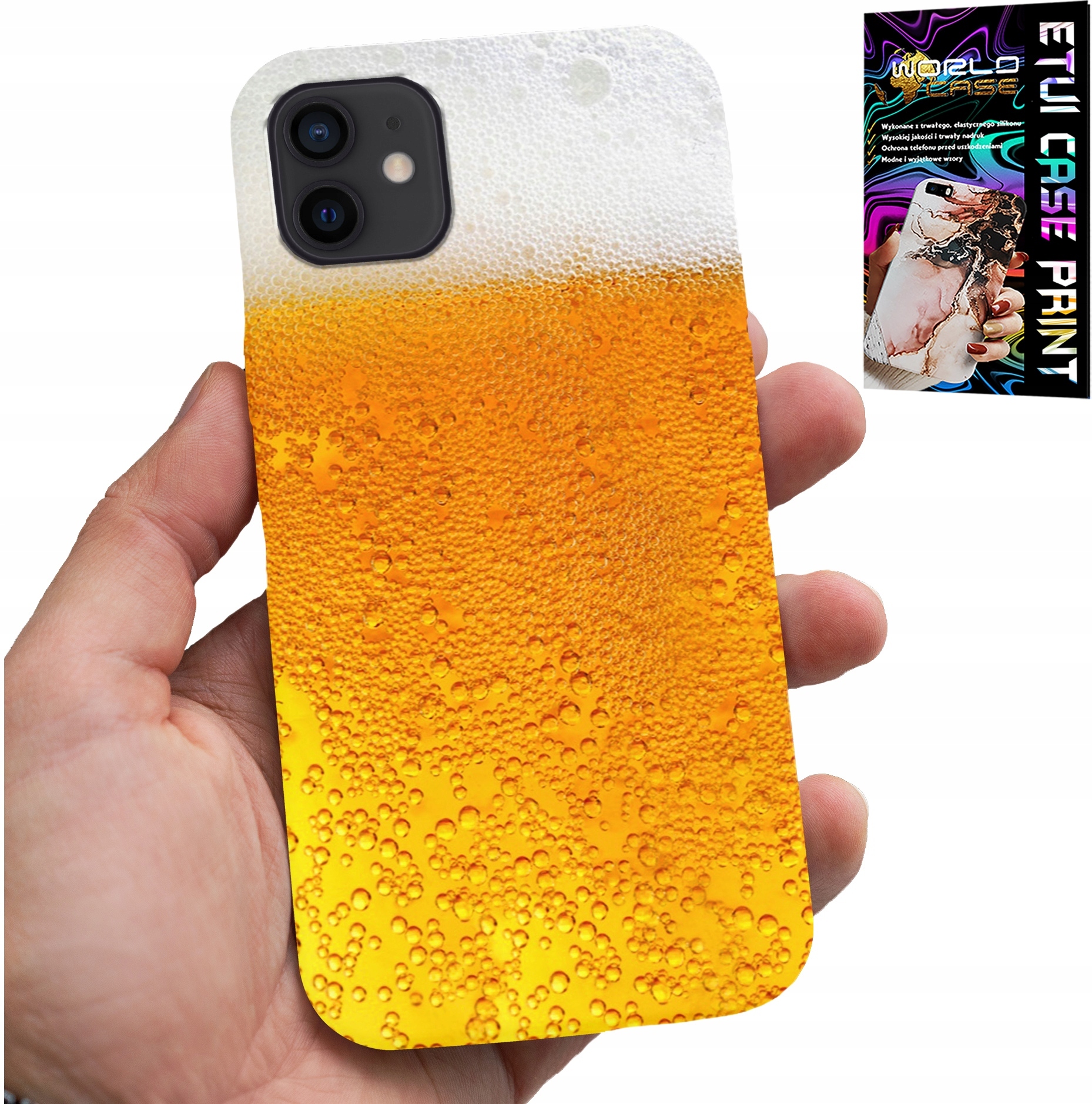 ETUI DO IPHONE 12 - PIWO, KUFEL PIWA WZORY DLA MĘŻCZYZN CASE