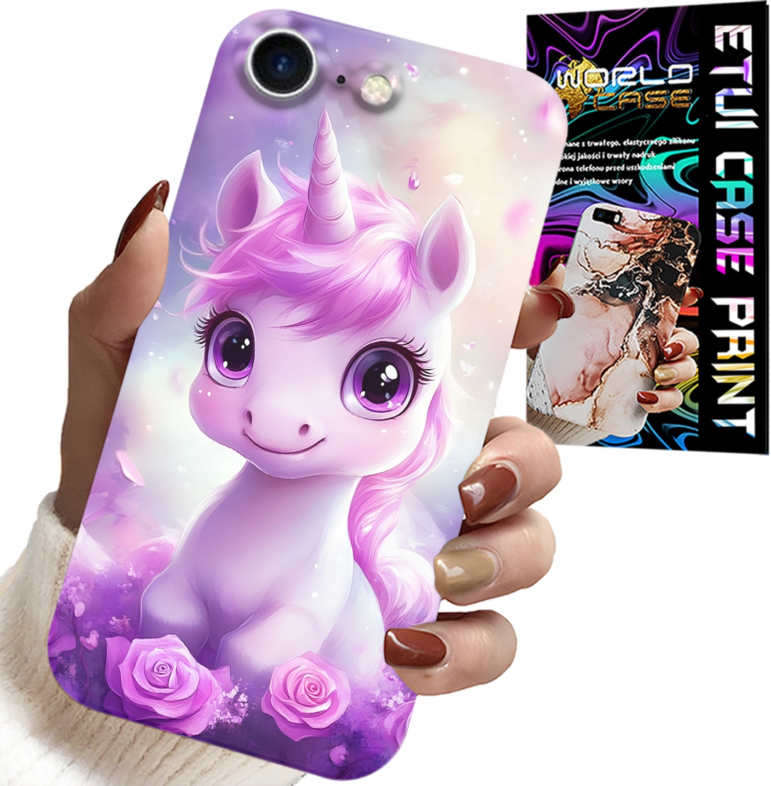 ETUI DO IPHONE SE / SE2 - SŁODKI JEDNOROŻEC, WZORY DLA DZIECI CASE